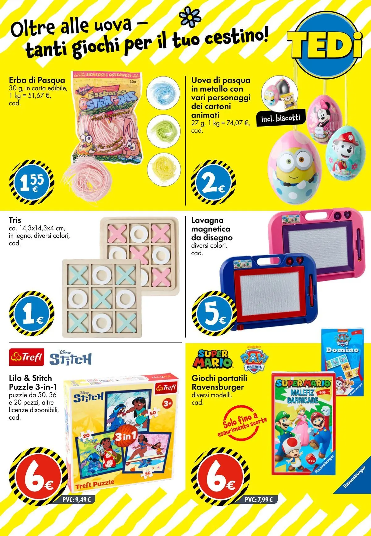 Nuovo TEDi volantino dal 06/03/2026 > offerte anteprima 🛍️ | Pagina: 24 | Prodotti: Uova, Biscotti, Cestino