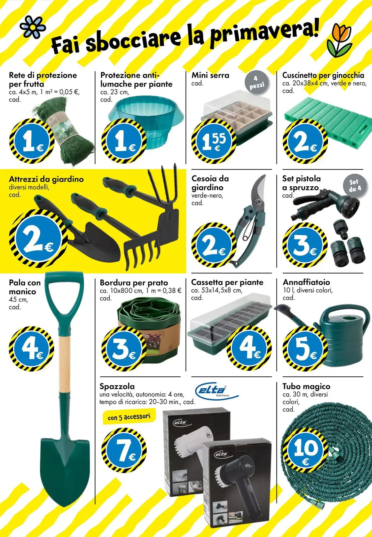 Nuovo TEDi volantino dal 06/03/2026 > offerte anteprima 🛍️ | Pagina: 30 | Prodotti: Spazzola, Annaffiatoio, Frutta, Tubo