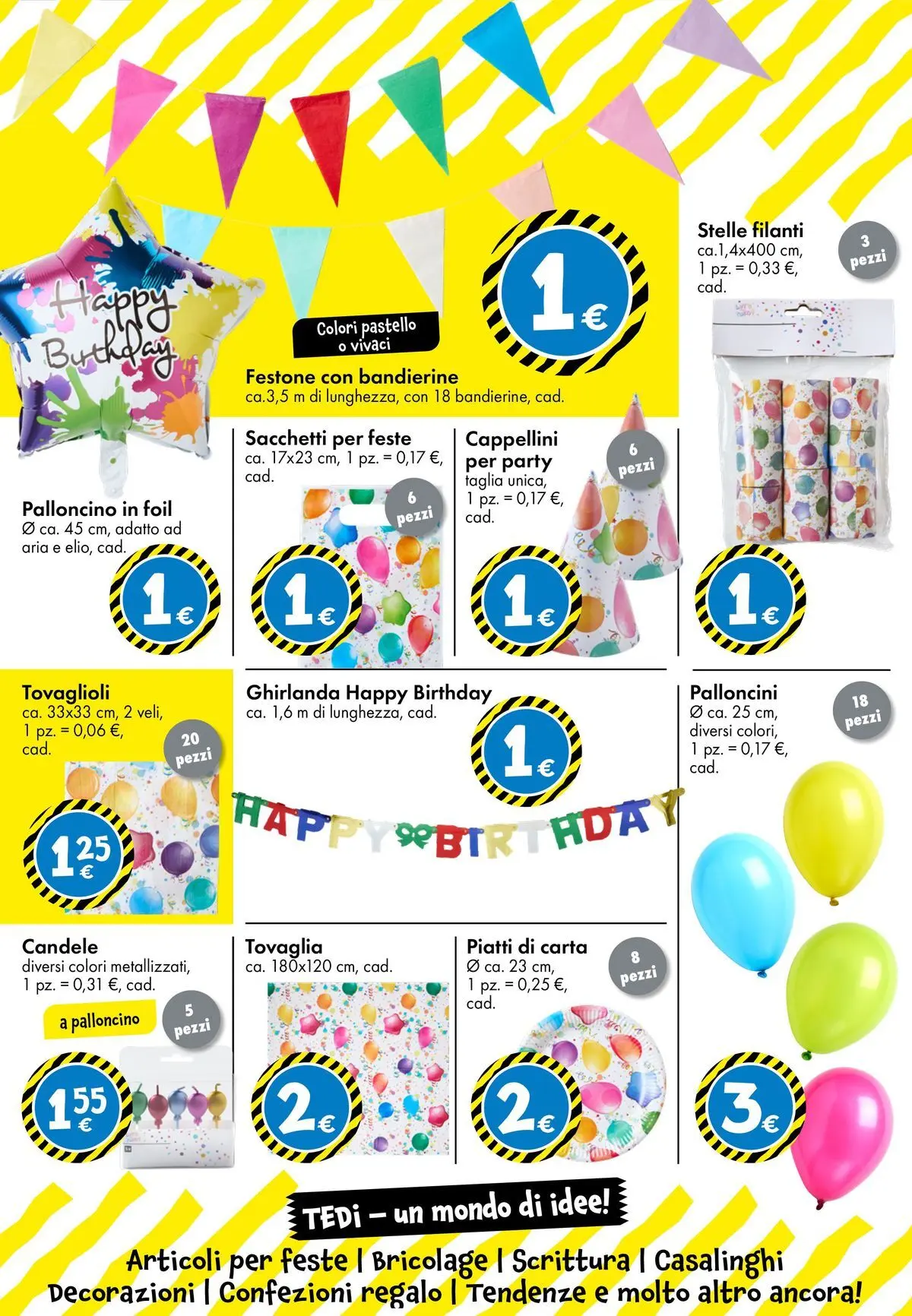 Nuovo TEDi volantino dal 06/03/2026 > offerte anteprima 🛍️ | Pagina: 34 | Prodotti: Tovaglia, Decorazioni