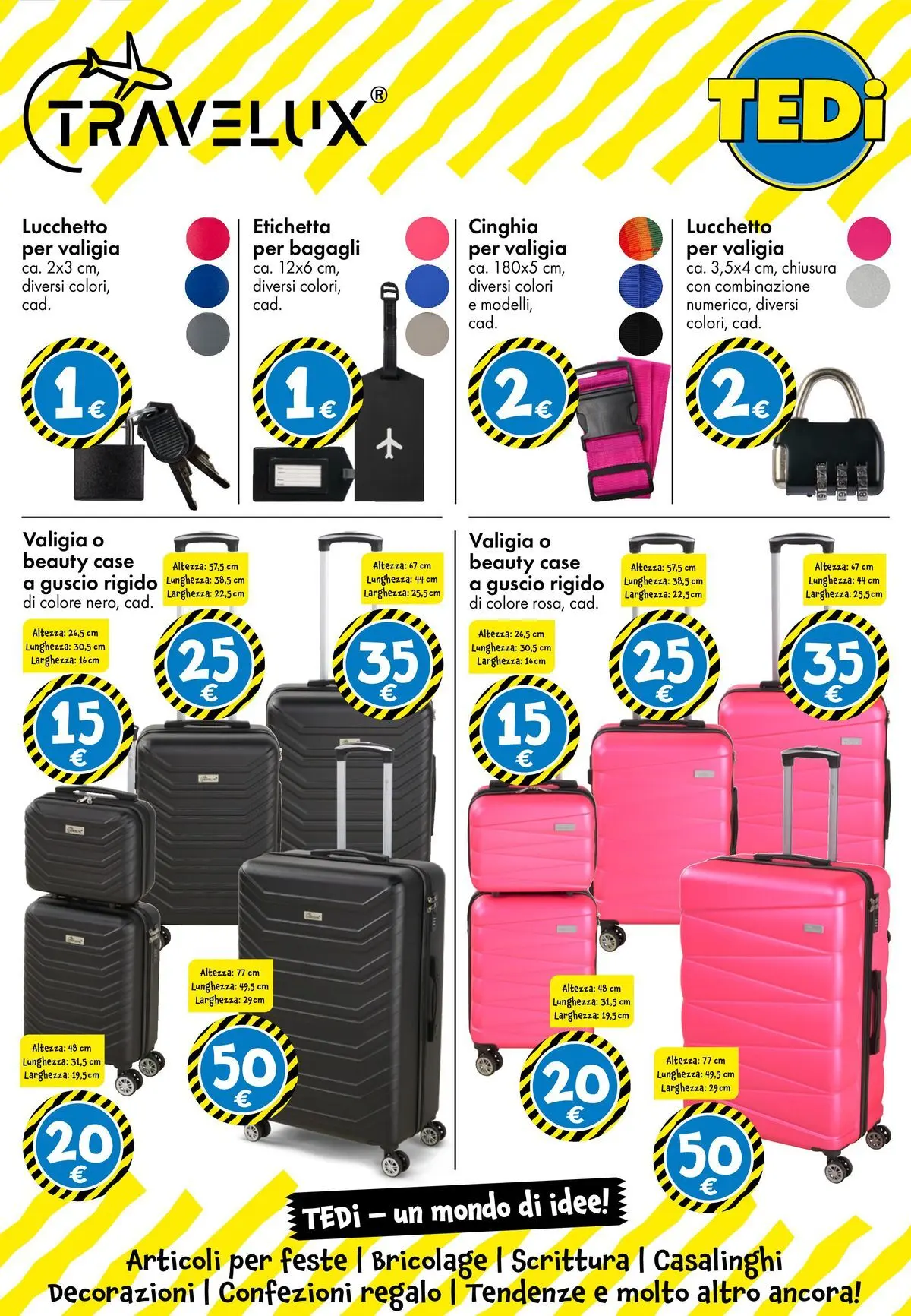 Nuovo TEDi volantino dal 06/03/2026 > offerte anteprima 🛍️ | Pagina: 38 | Prodotti: Valigia, Decorazioni