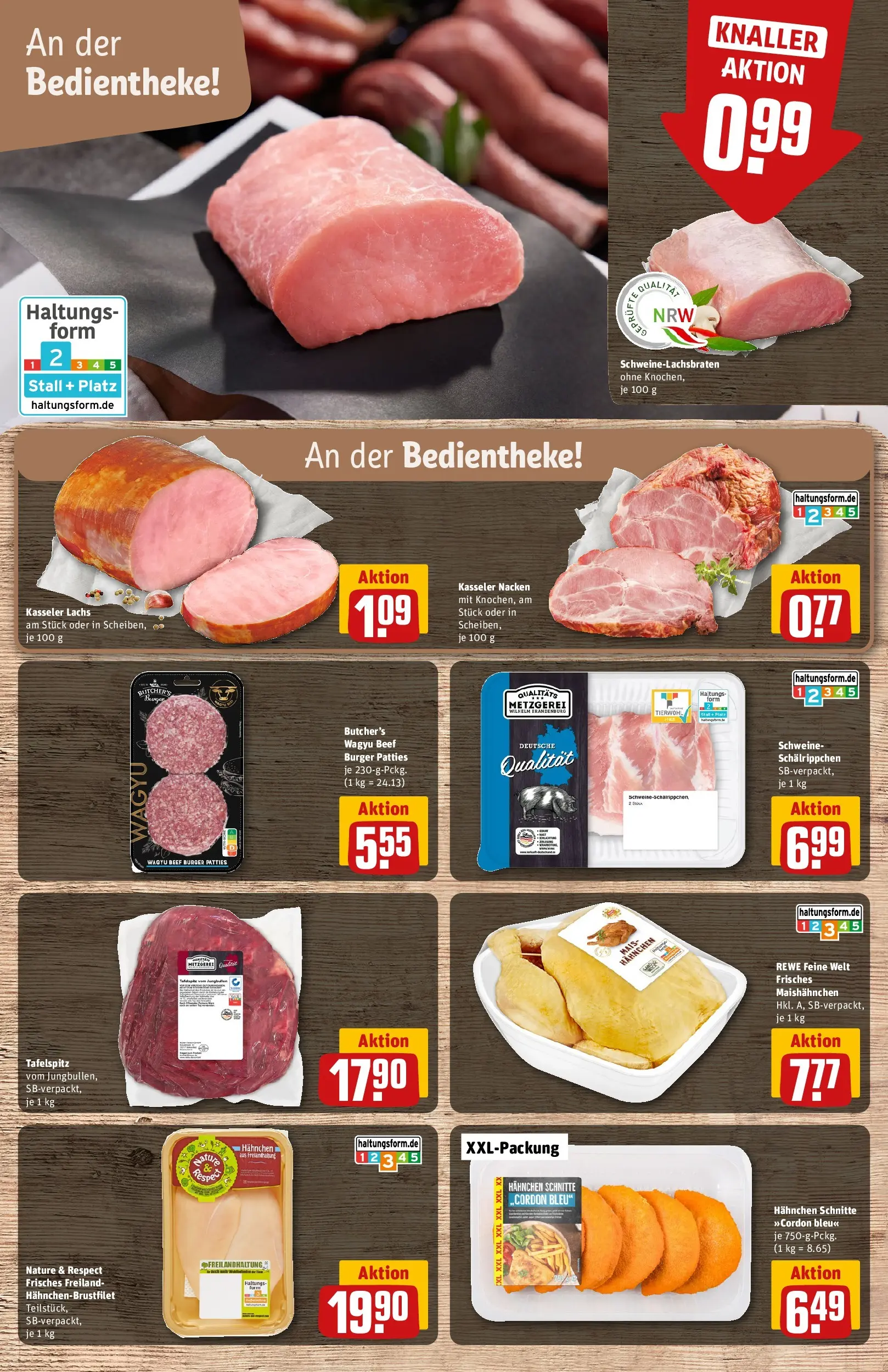 REWE Prospekt ab 09.03.2026 zum Blättern » Angebote | Seite: 8 | Produkte: Tafelspitz, Burger, Kasseler nacken, Lachs