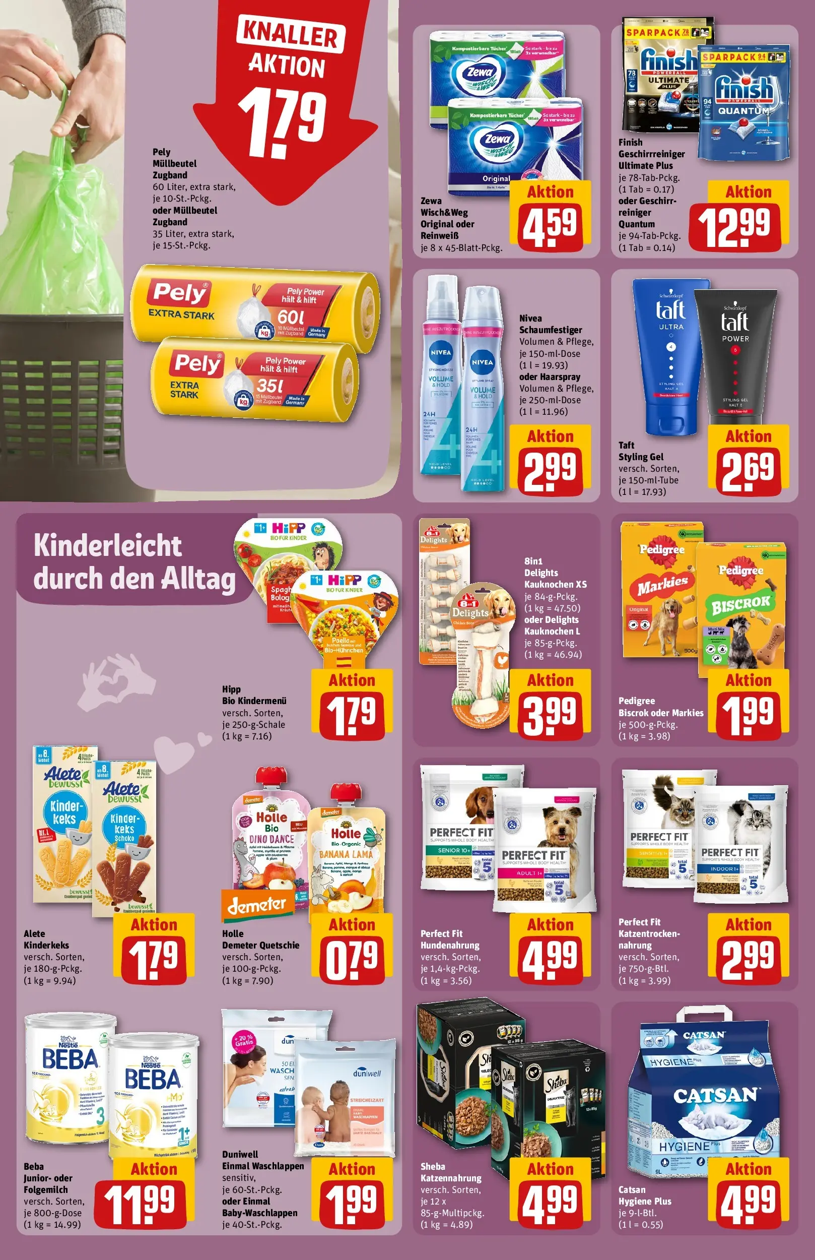 REWE Prospekt ab 09.03.2026 zum Blättern » Angebote | Seite: 26 | Produkte: Sheba, Zewa, Finish, Haarspray