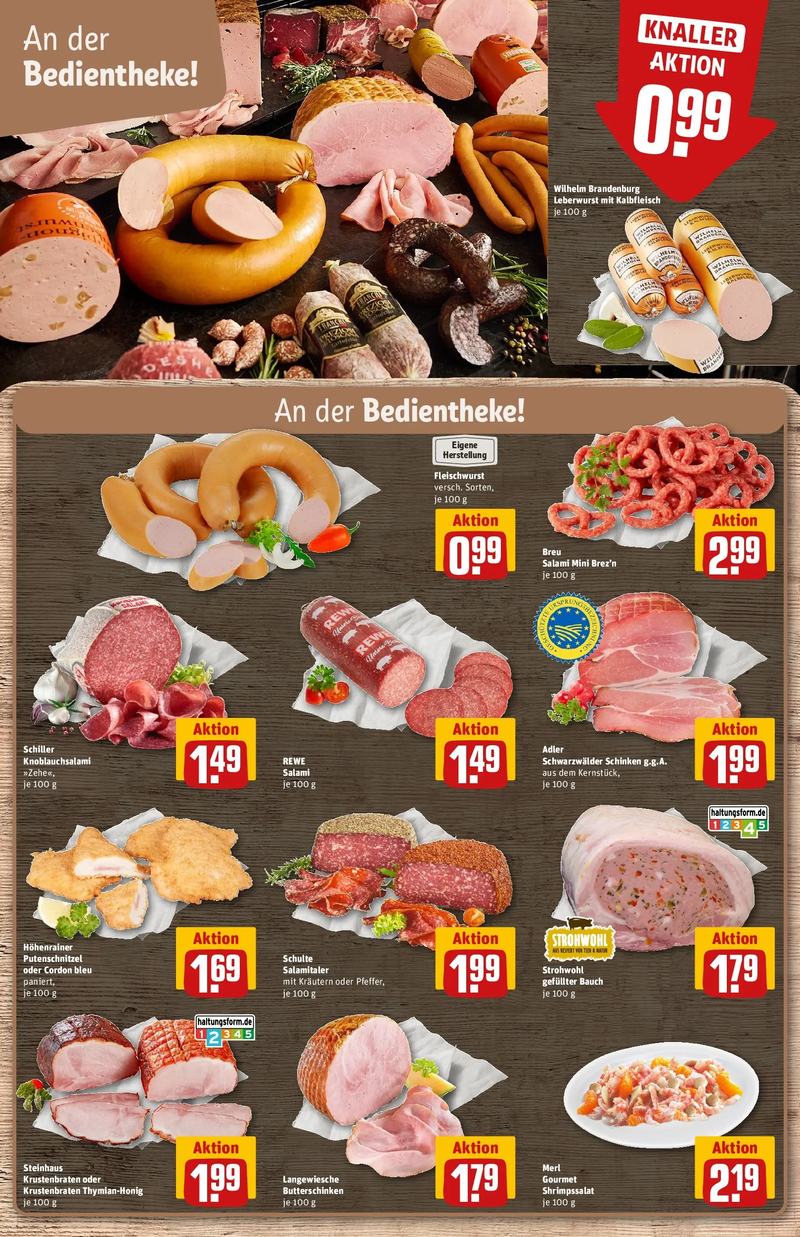 REWE Prospekt ab 09.03.2026 zum Blättern » Angebote | Seite: 12 | Produkte: Pute, Kaninchen, Lachs, Getreide