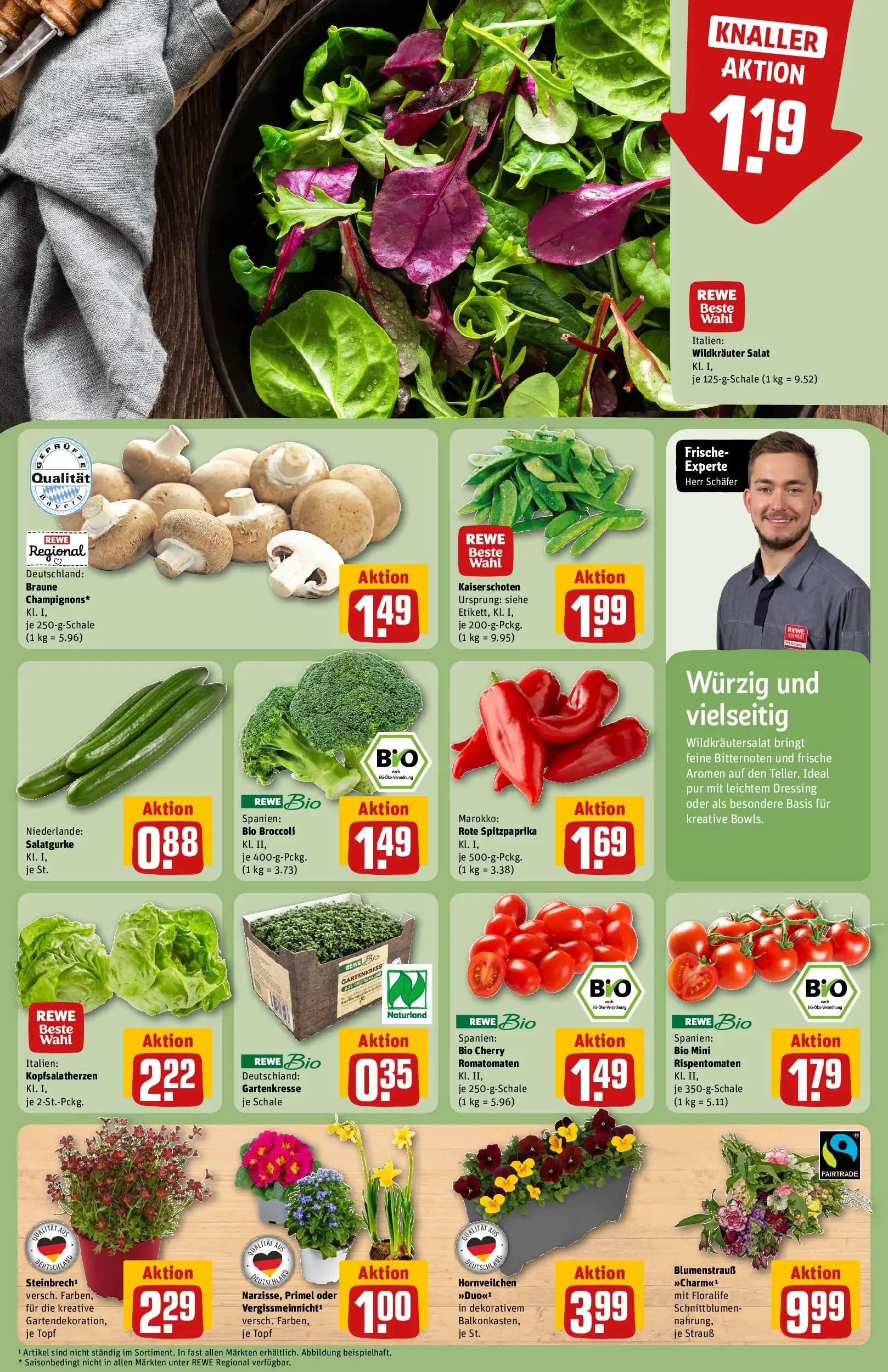 REWE Prospekt ab 09.03.2026 zum Blättern » Angebote | Seite: 7 | Produkte: Dressing, Salat