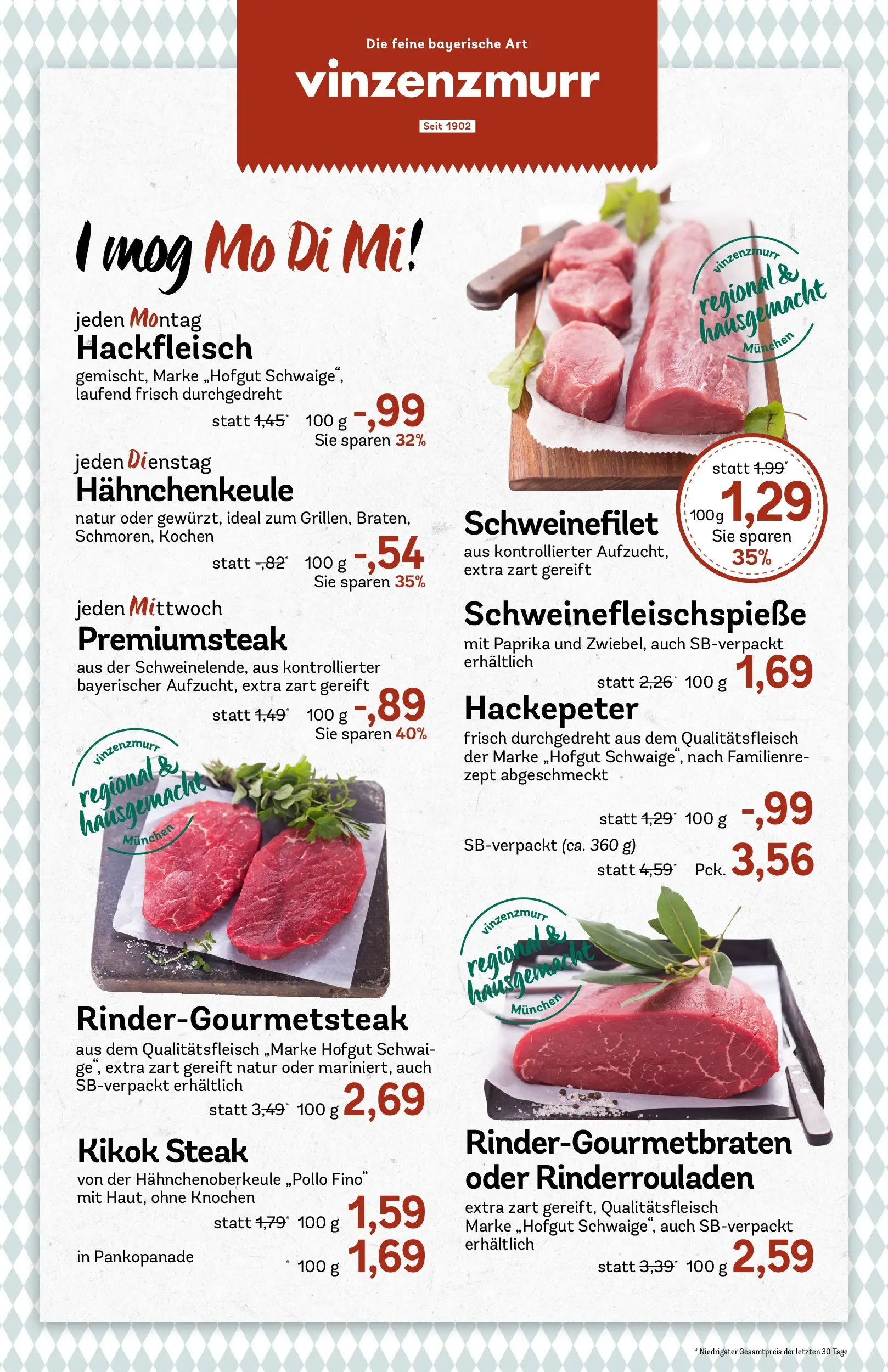 REWE Prospekt ab 09.03.2026 zum Blättern » Angebote | Seite: 8 | Produkte: Rinderrouladen, Schweinefilet, Paprika, Hackfleisch