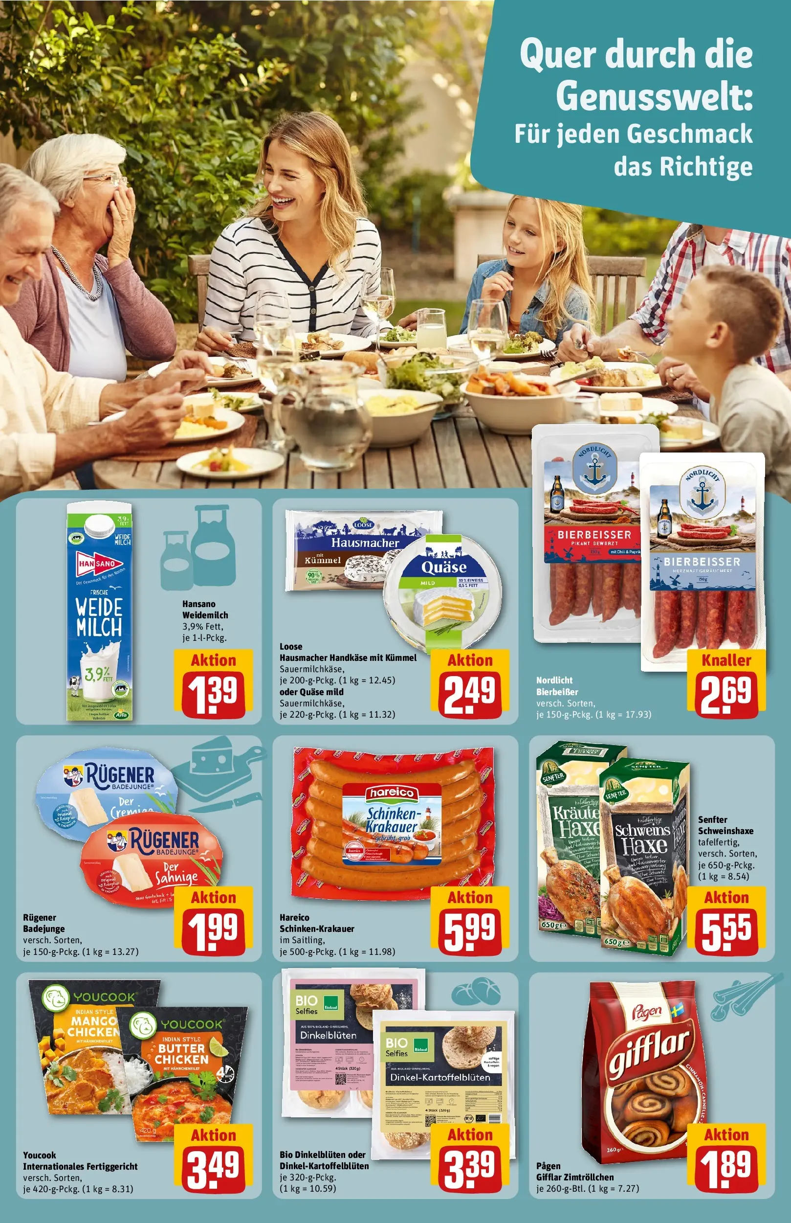 REWE Prospekt ab 09.03.2026 zum Blättern » Angebote | Seite: 23 | Produkte: Youcook, Butter, Box, Mango