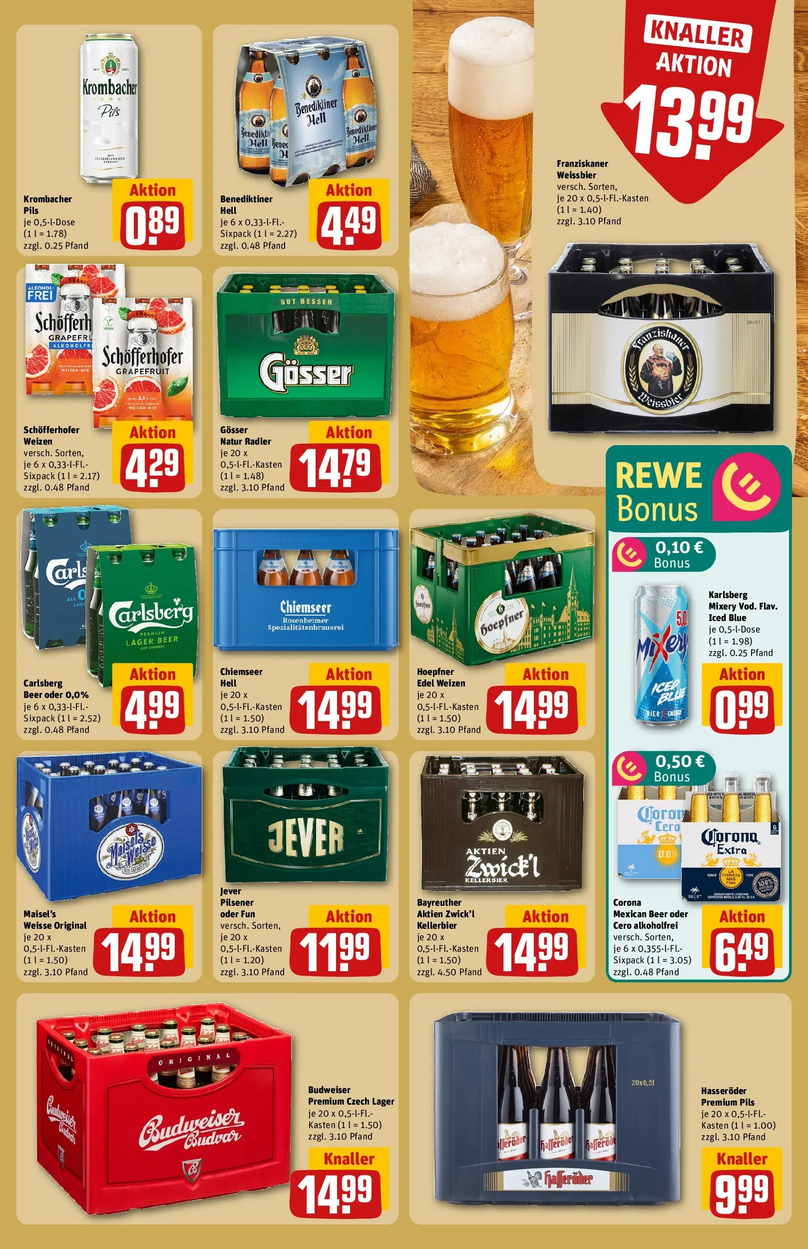 REWE Prospekt ab 09.03.2026 zum Blättern » Angebote | Seite: 17 | Produkte: Carlsberg, Pils, Grapefruit, Mixery