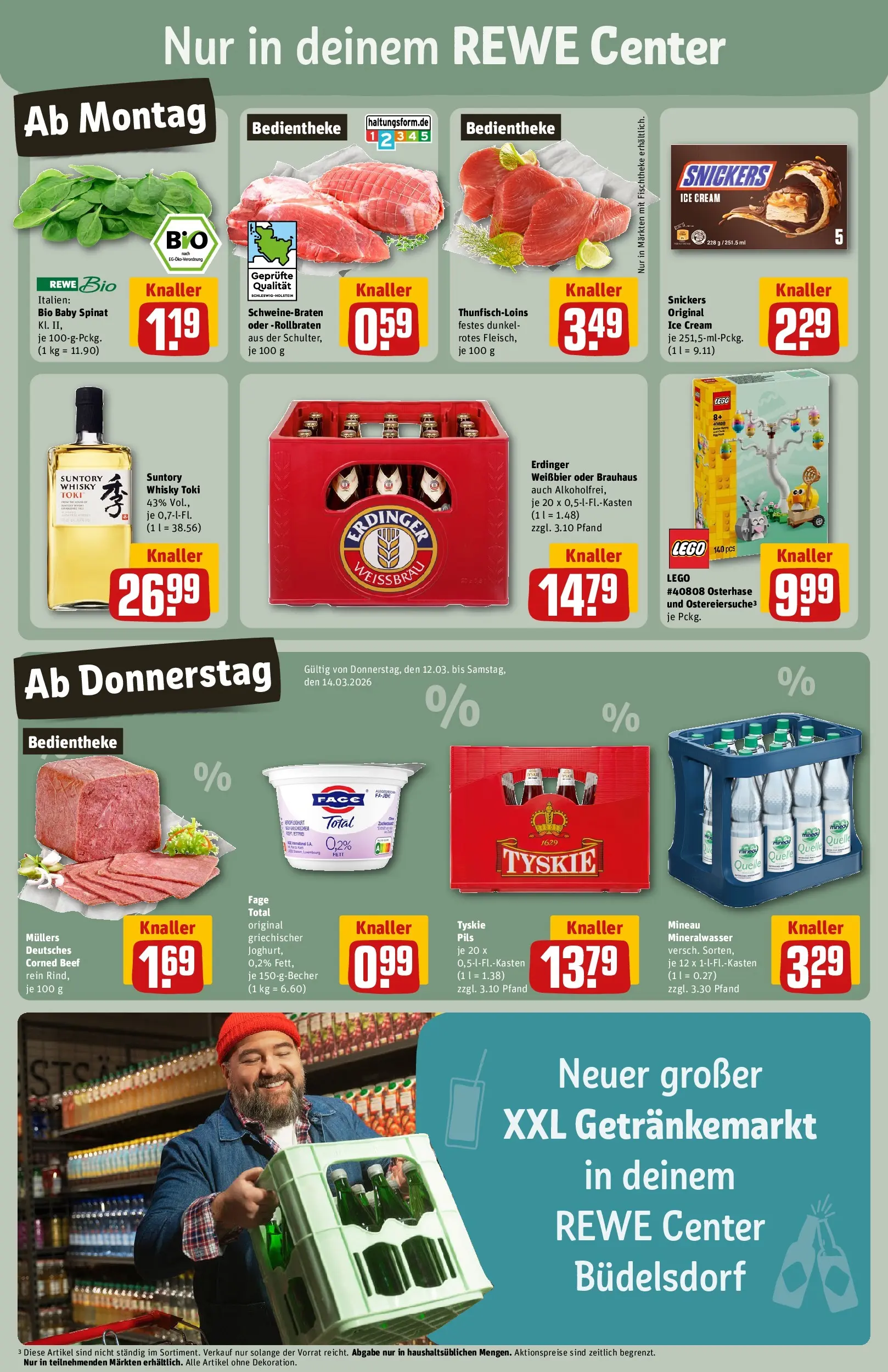 REWE Prospekt ab 09.03.2026 zum Blättern » Angebote | Seite: 5 | Produkte: Hahnchen, Maggi, Bionade, Kiwi