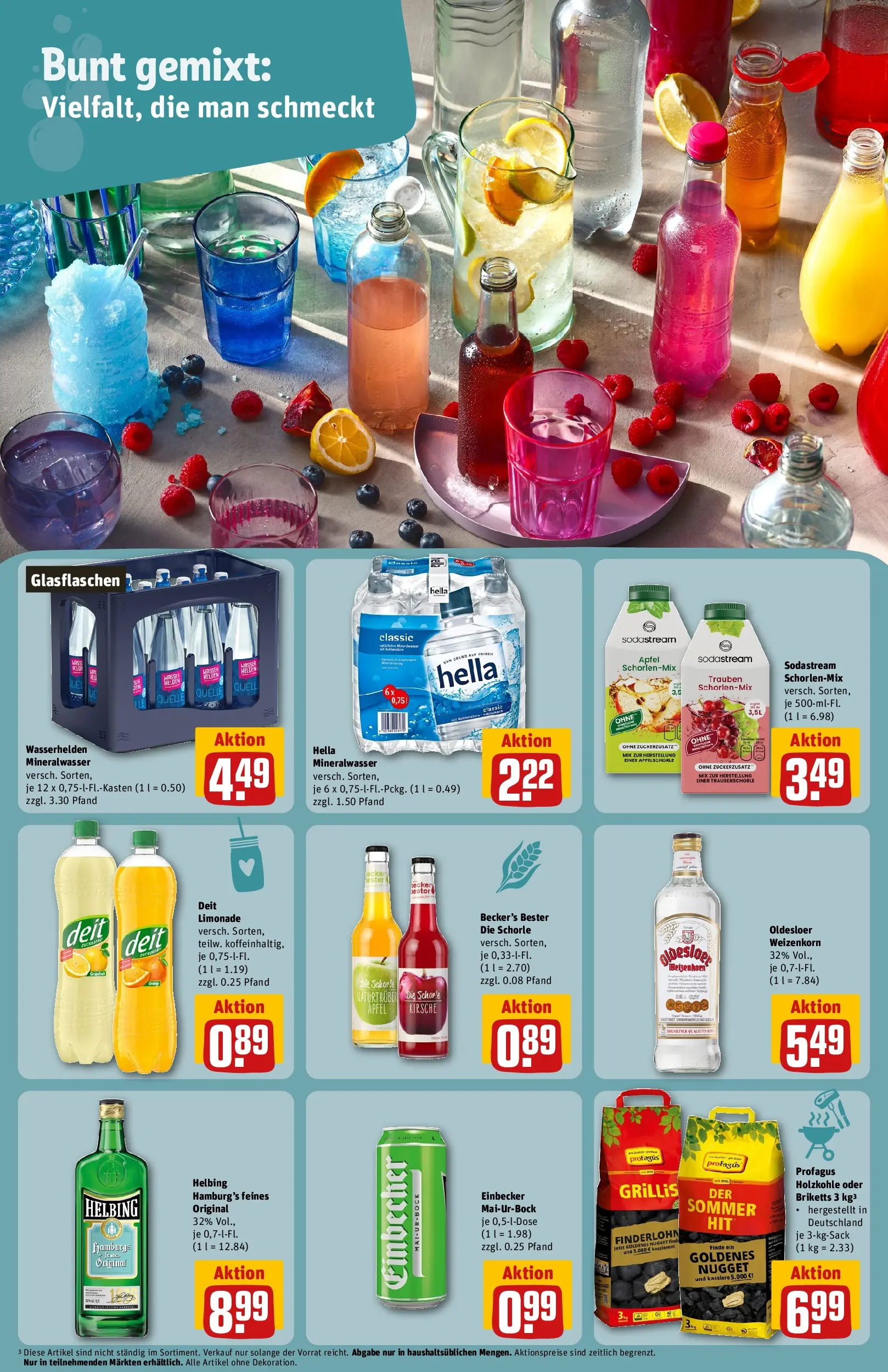 REWE Prospekt ab 09.03.2026 zum Blättern » Angebote | Seite: 22 | Produkte: Äpfel, Oldesloer, Mineralwasser, Hella