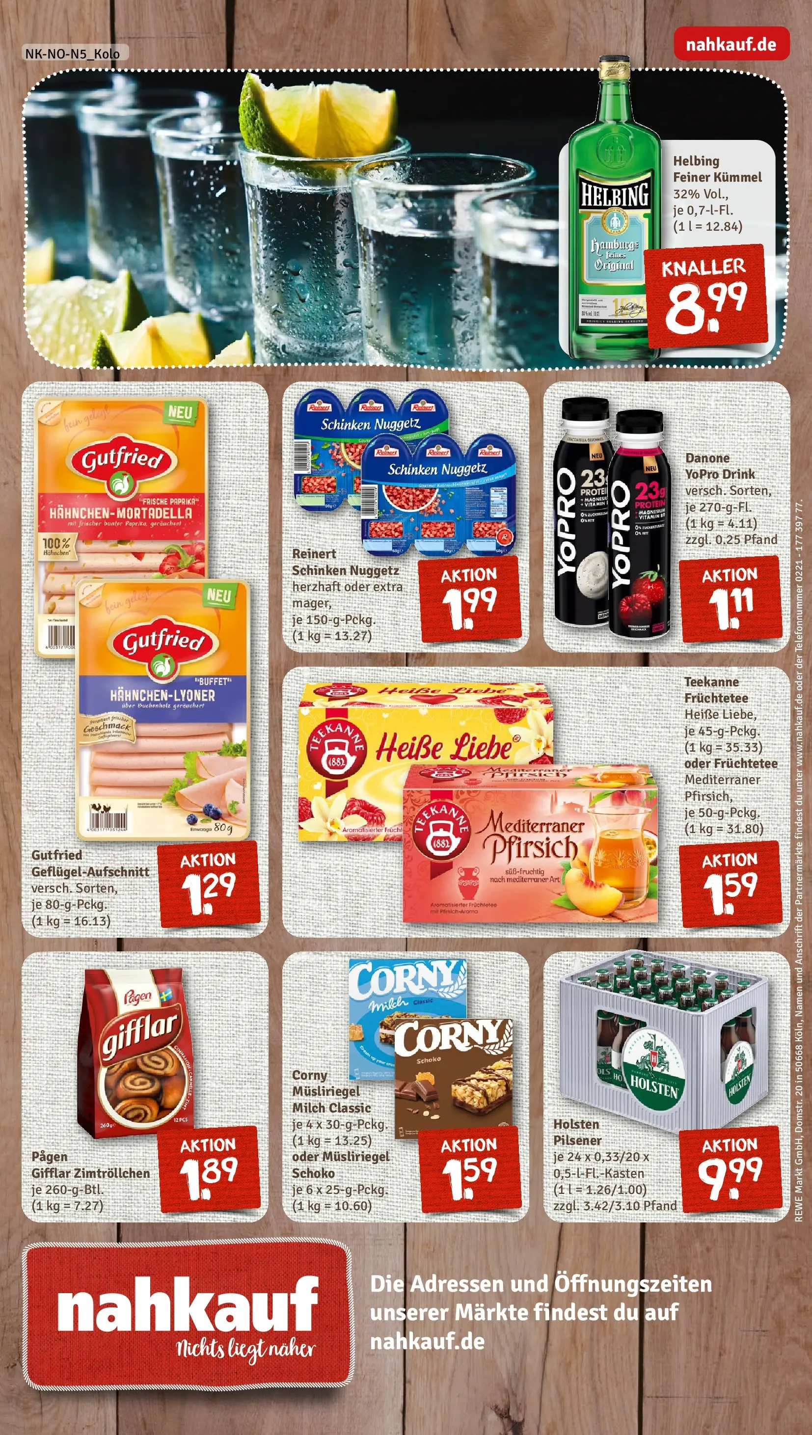 REWE Prospekt ab 09.03.2026 zum Blättern » Angebote | Seite: 8 | Produkte: Milch, Holsten, Pfirsich, Teekanne