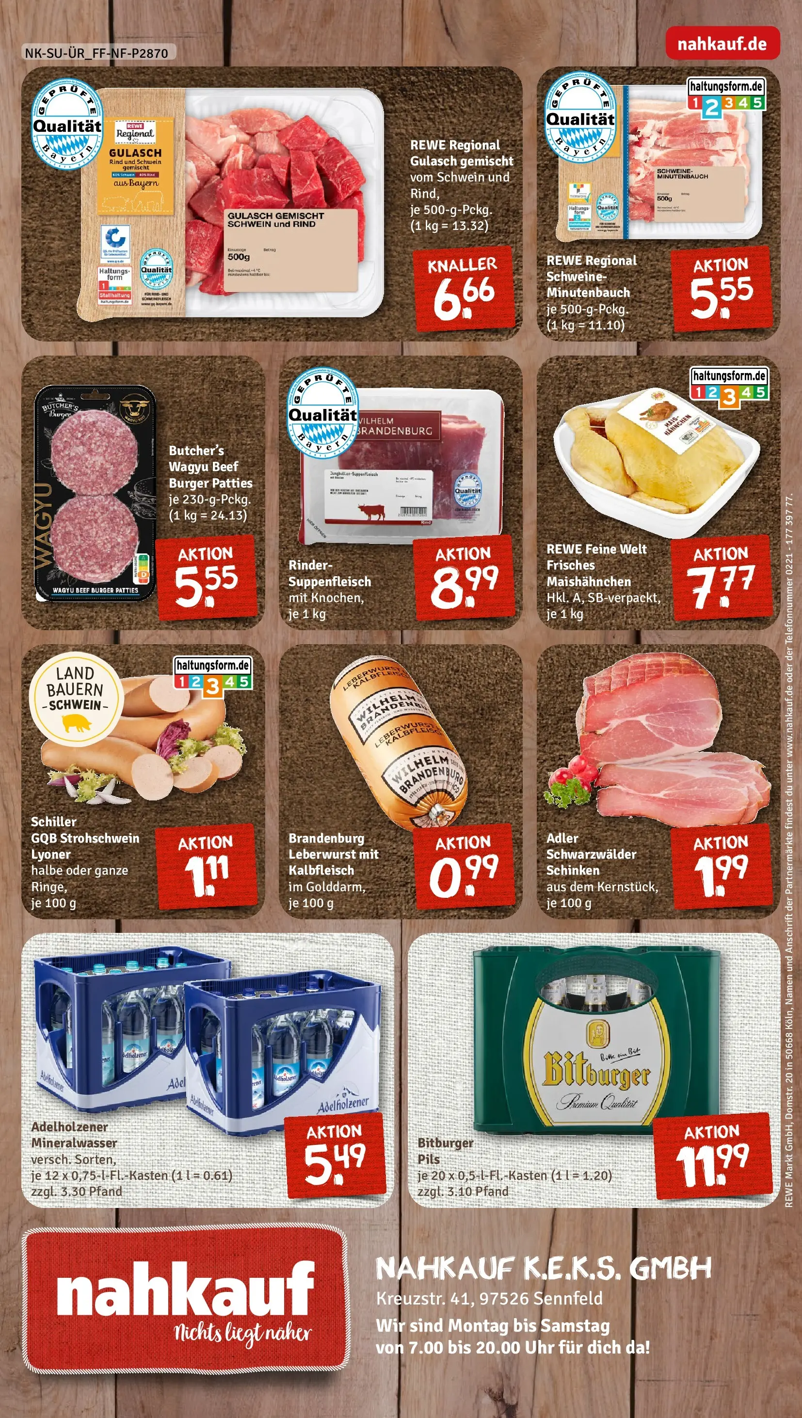 REWE Prospekt ab 09.03.2026 zum Blättern » Angebote | Seite: 8 | Produkte: Bitburger, Pils, Mineralwasser, Uhr