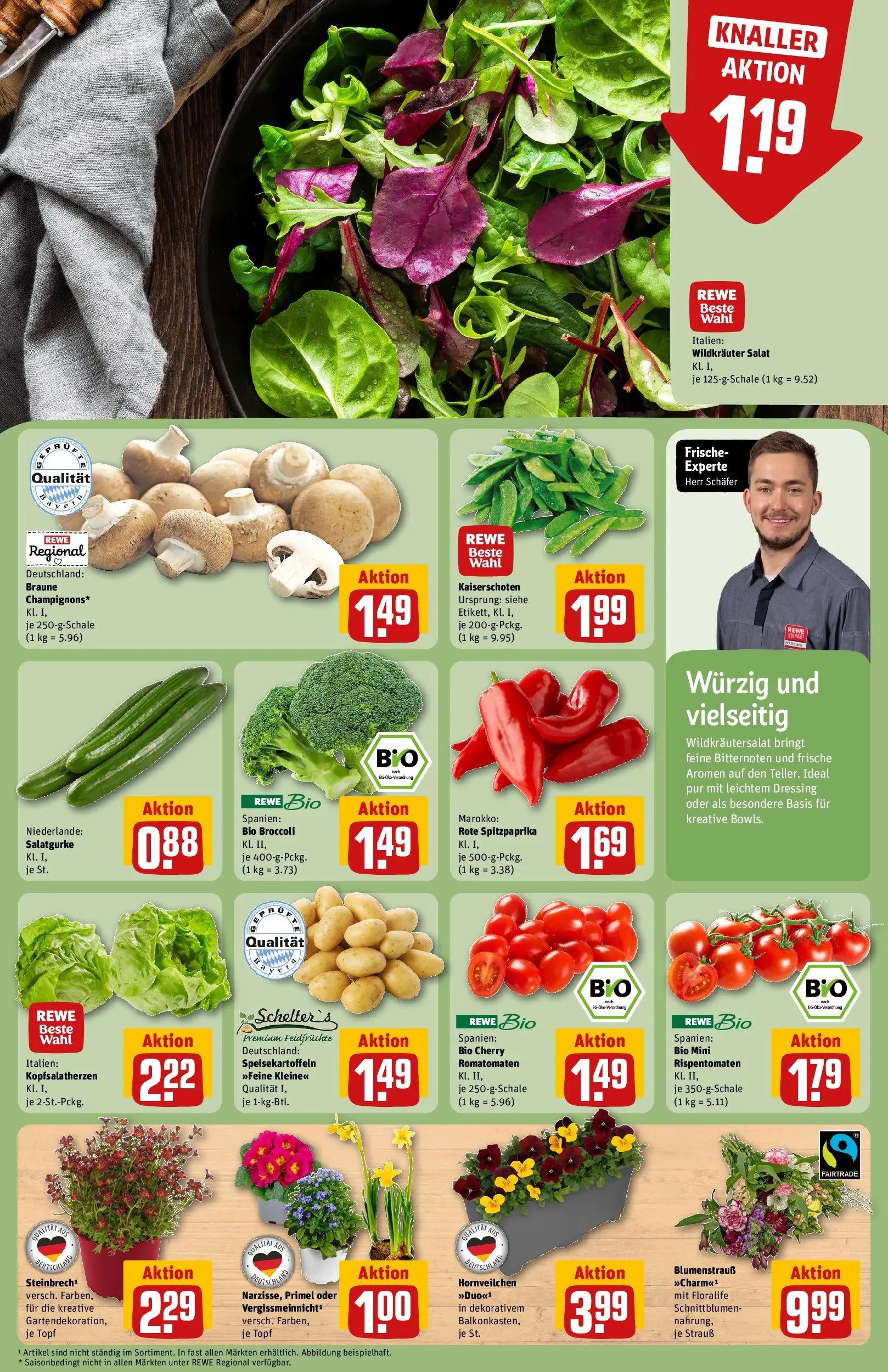 REWE Prospekt ab 09.03.2026 zum Blättern » Angebote | Seite: 7 | Produkte: Dressing, Salat