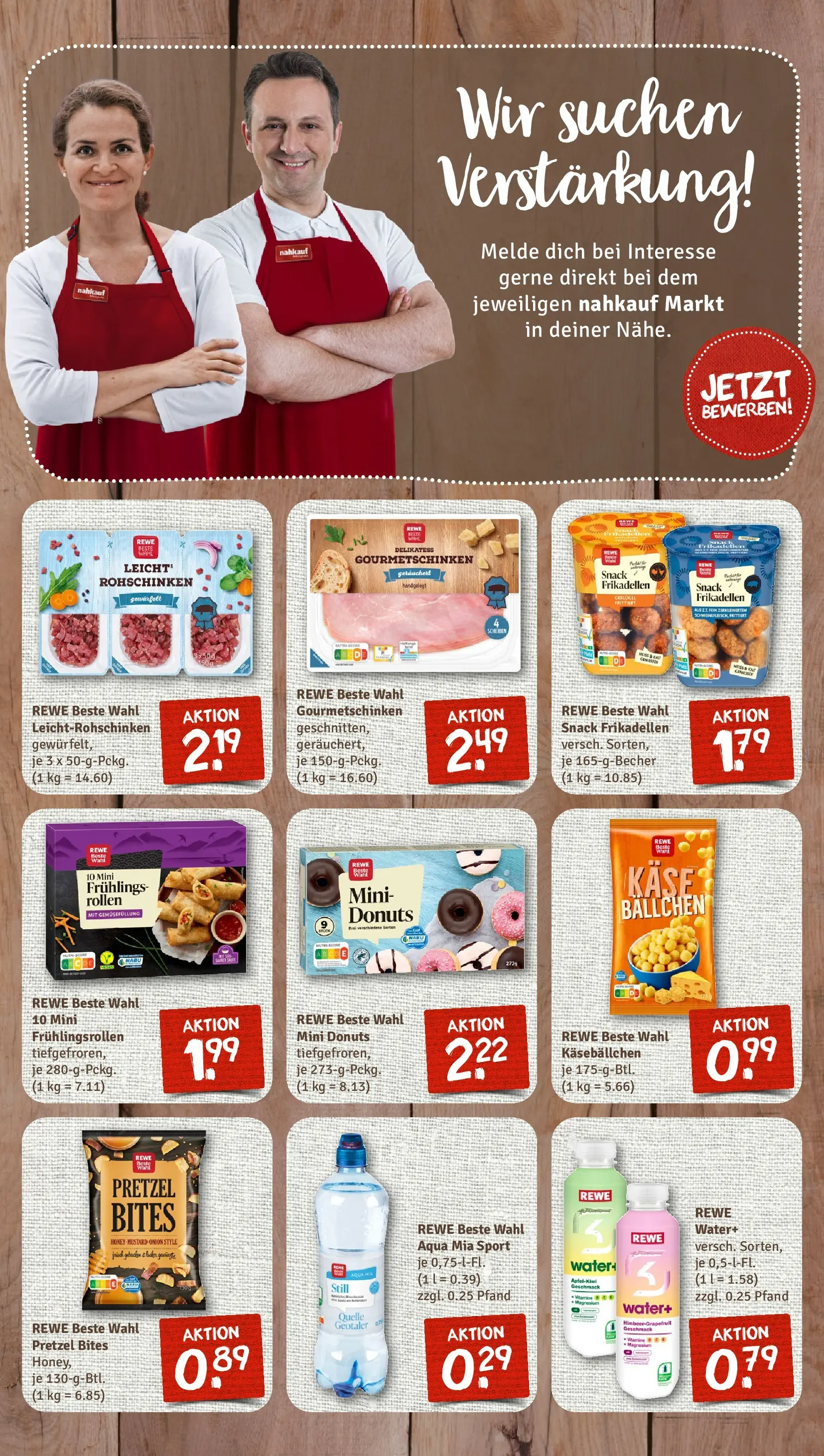 REWE Prospekt ab 09.03.2026 zum Blättern » Angebote | Seite: 7 | Produkte: Käse, Donuts