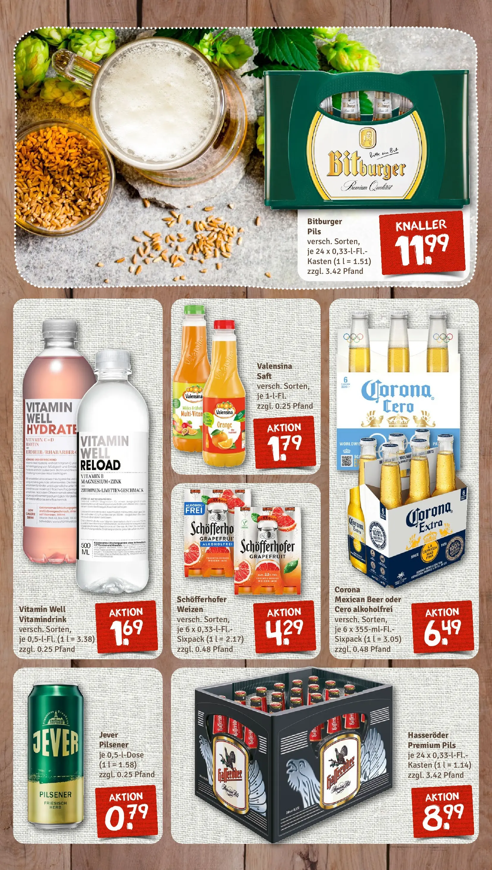 REWE Prospekt ab 09.03.2026 zum Blättern » Angebote | Seite: 11 | Produkte: Bitburger, Saft, Hasseröder, Zitronen