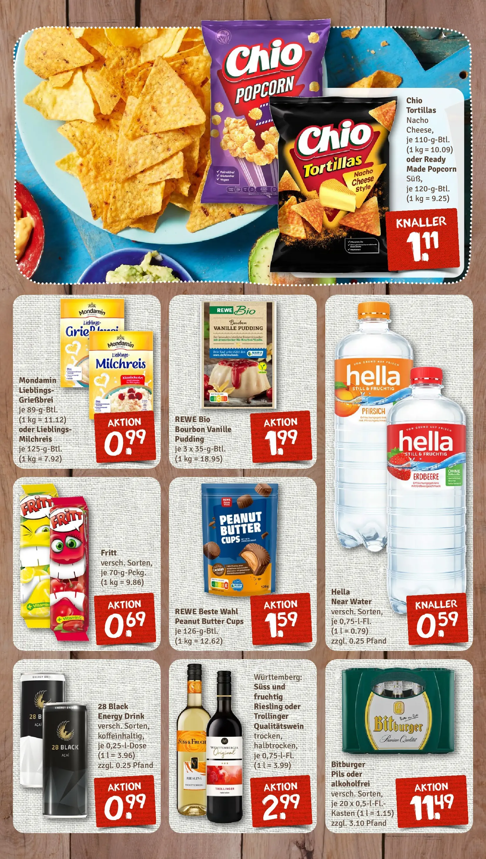 REWE Prospekt ab 09.03.2026 zum Blättern » Angebote | Seite: 7 | Produkte: Bitburger, Pils, Pfirsich, Bourbon