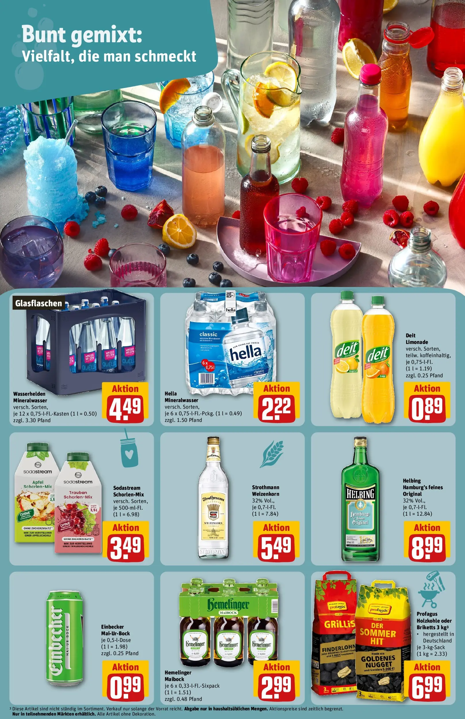 REWE Prospekt ab 09.03.2026 zum Blättern » Angebote | Seite: 18 | Produkte: Trauben, Tür, Mineralwasser, Sodastream
