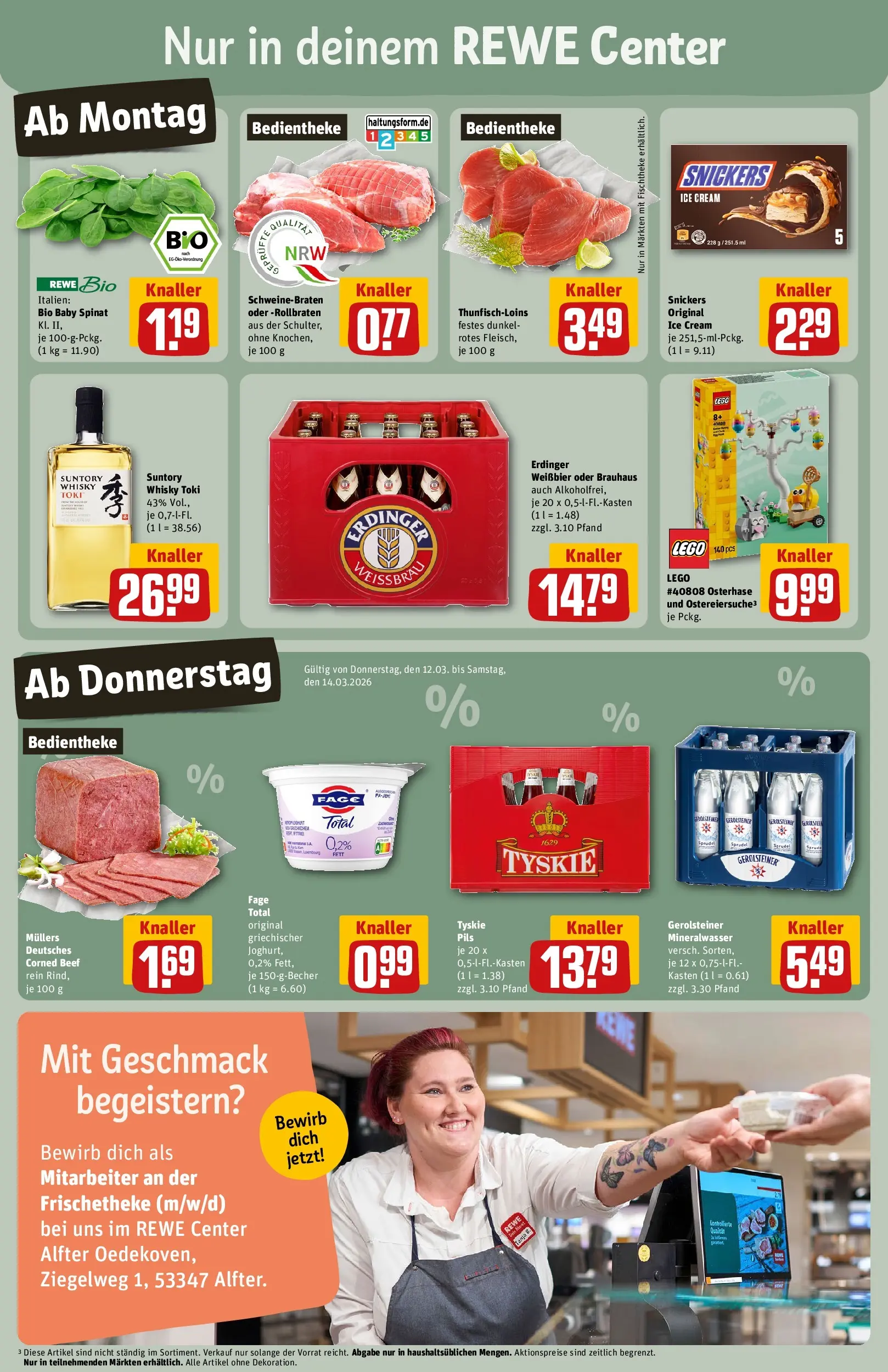 REWE Prospekt ab 09.03.2026 zum Blättern » Angebote | Seite: 5 | Produkte: Hahnchen, Bionade, Gemüse, Kiwi