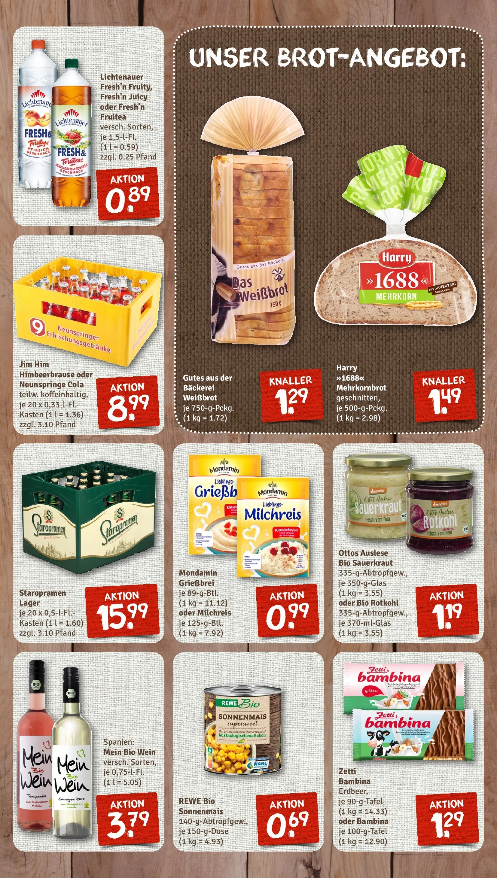 REWE Prospekt ab 09.03.2026 zum Blättern » Angebote | Seite: 7 | Produkte: Bäckerei, Cola, Pfirsich, Wein