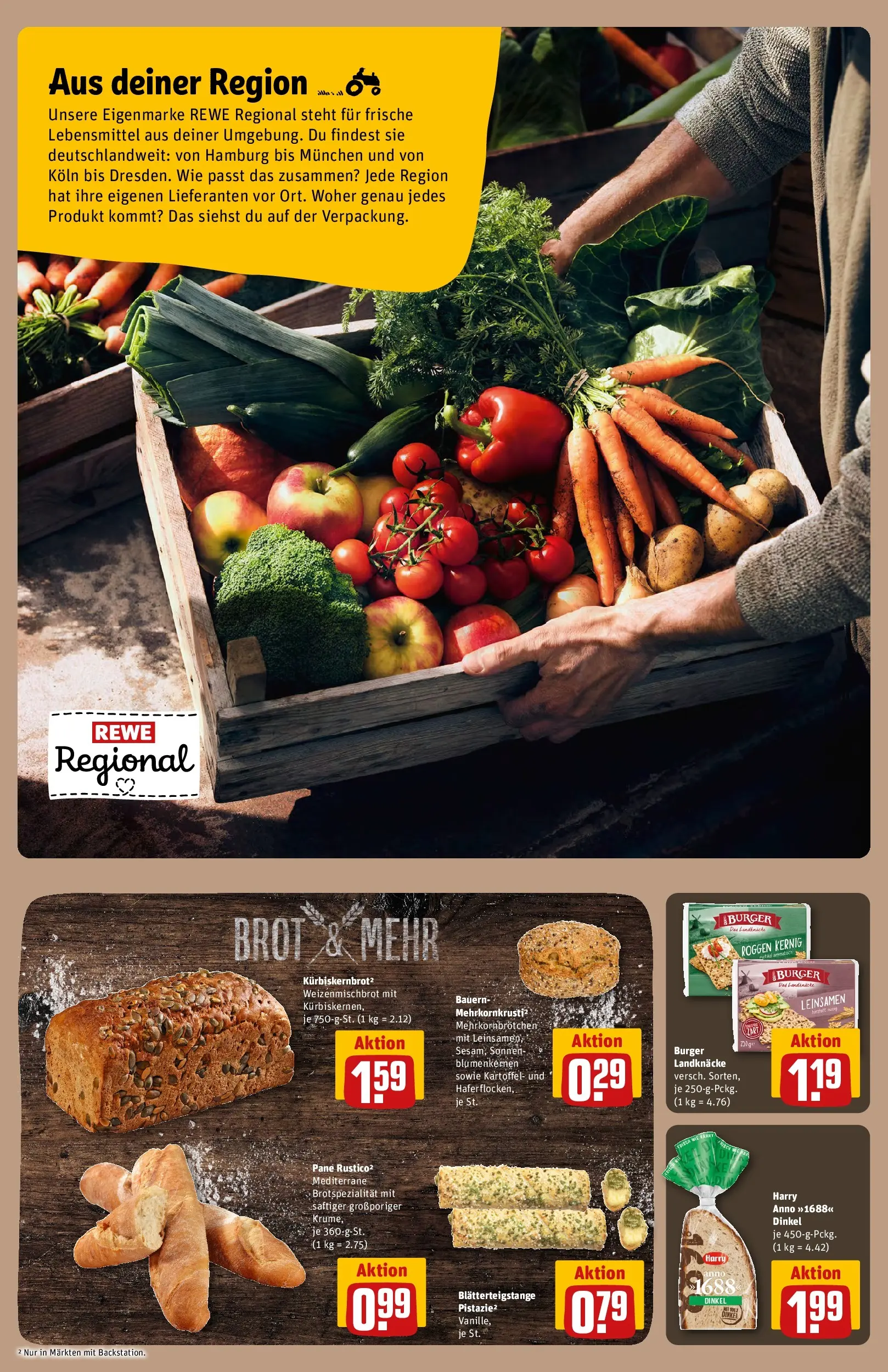 REWE Prospekt ab 09.03.2026 zum Blättern » Angebote | Seite: 11 | Produkte: Pane, Burger, Brot