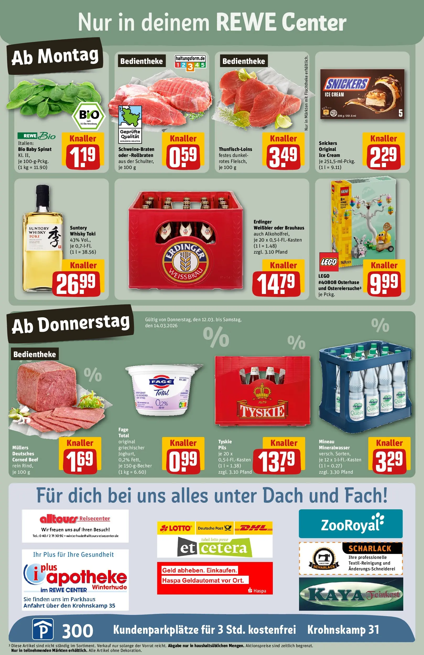 REWE Prospekt ab 09.03.2026 zum Blättern » Angebote | Seite: 3 | Produkte: Whisky, Presse, Tyskie, Weißbier