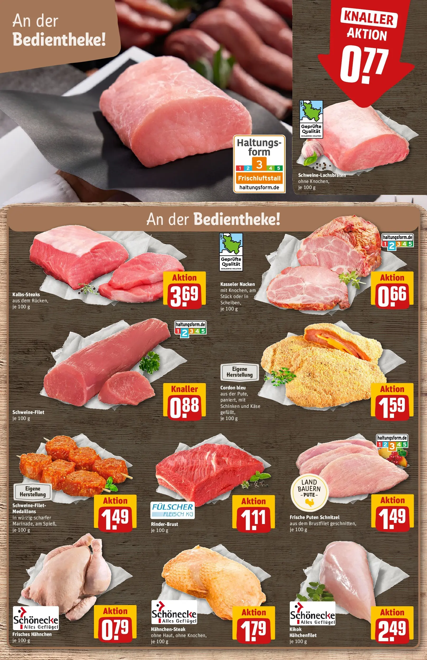 REWE Prospekt ab 09.03.2026 zum Blättern » Angebote | Seite: 9 | Produkte: Pute, Käse, Kasseler nacken, Schinken