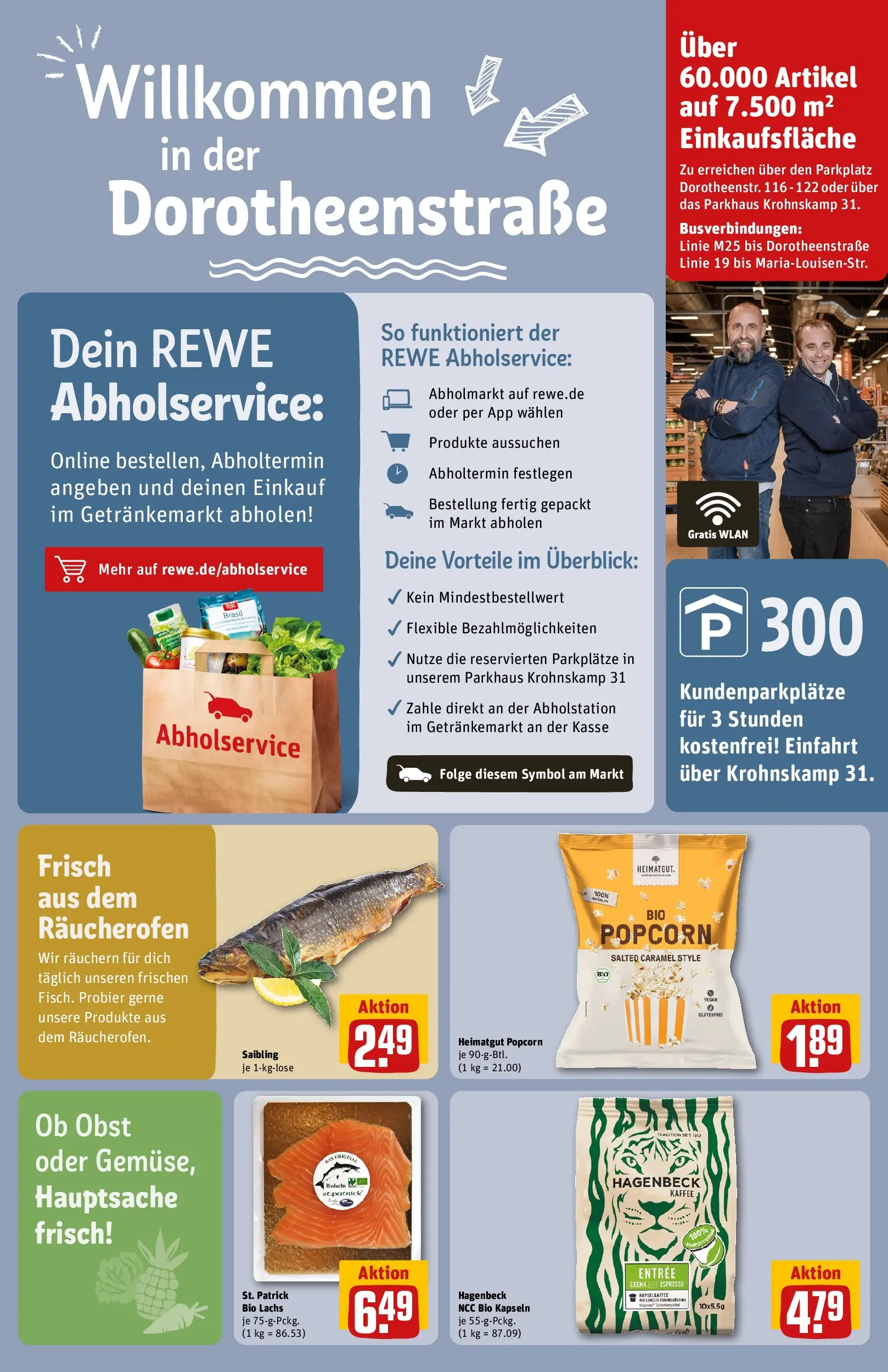 REWE Prospekt ab 09.03.2026 zum Blättern » Angebote | Seite: 29 | Produkte: Kaffee, Lachs, Obst