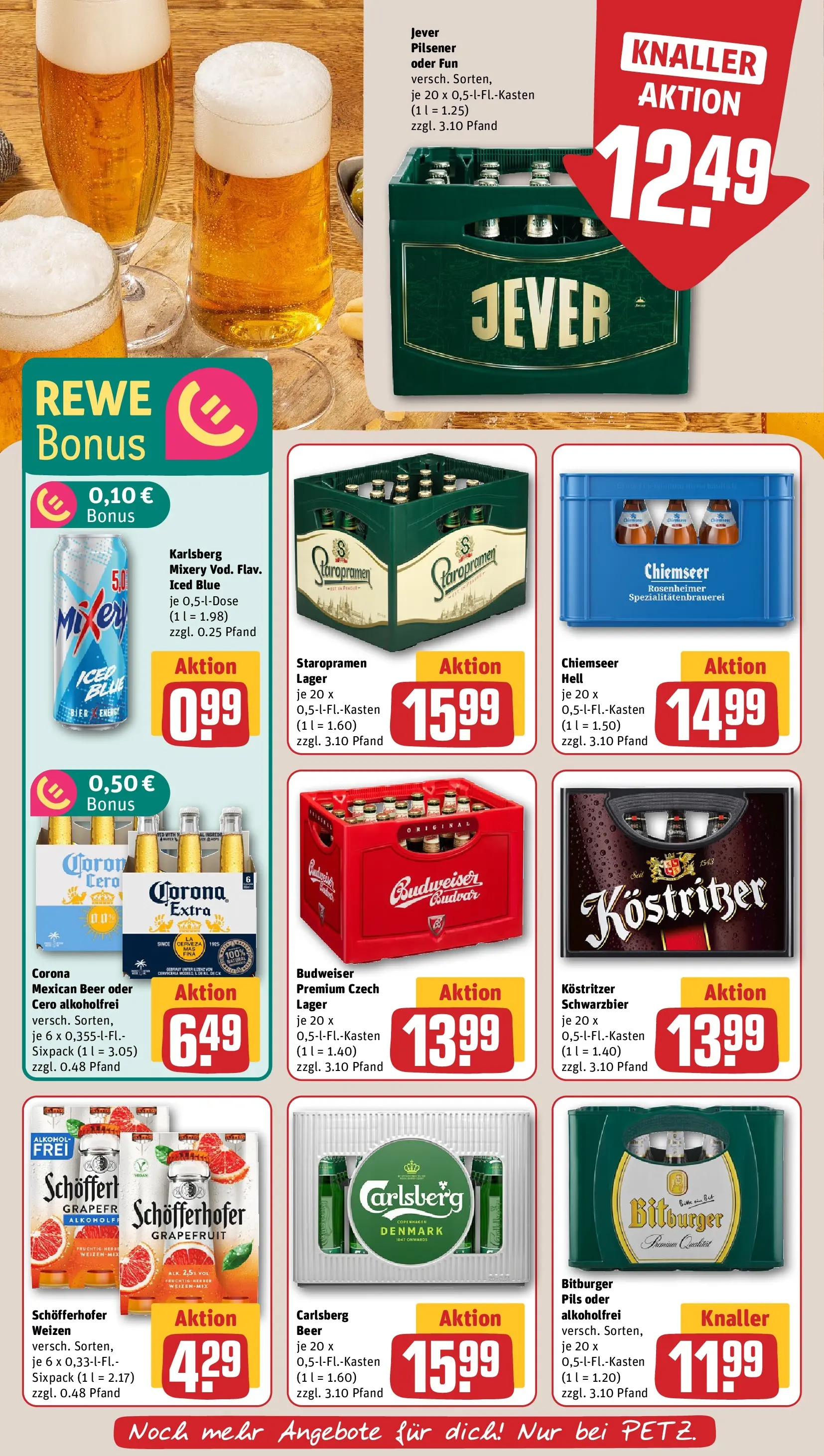 REWE Prospekt ab 09.03.2026 zum Blättern » Angebote | Seite: 19 | Produkte: Bitburger, Energy, Kostritzer, Mixery