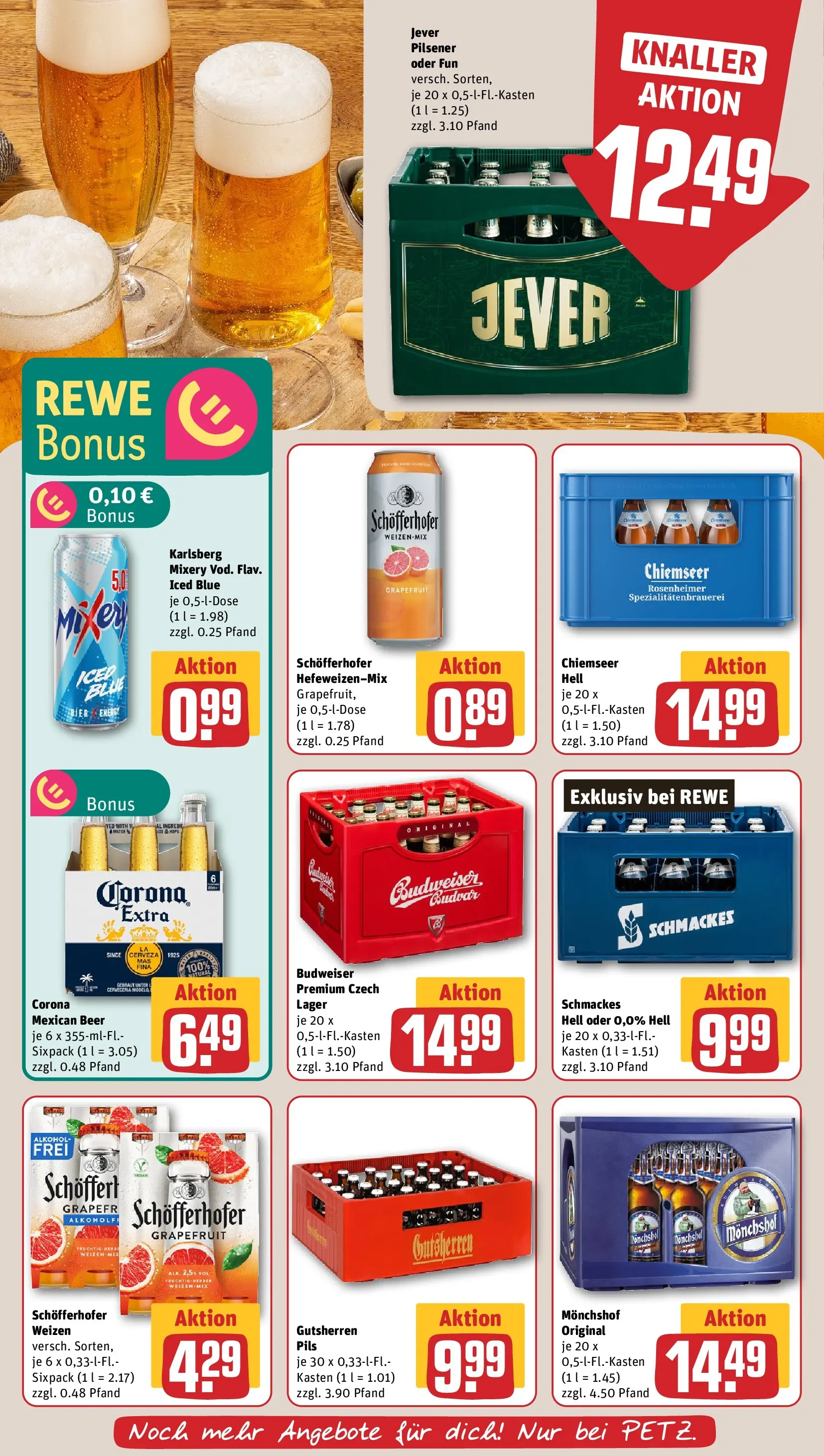 REWE Prospekt ab 09.03.2026 zum Blättern » Angebote | Seite: 19 | Produkte: Energy, Bier, Grapefruit, Jever
