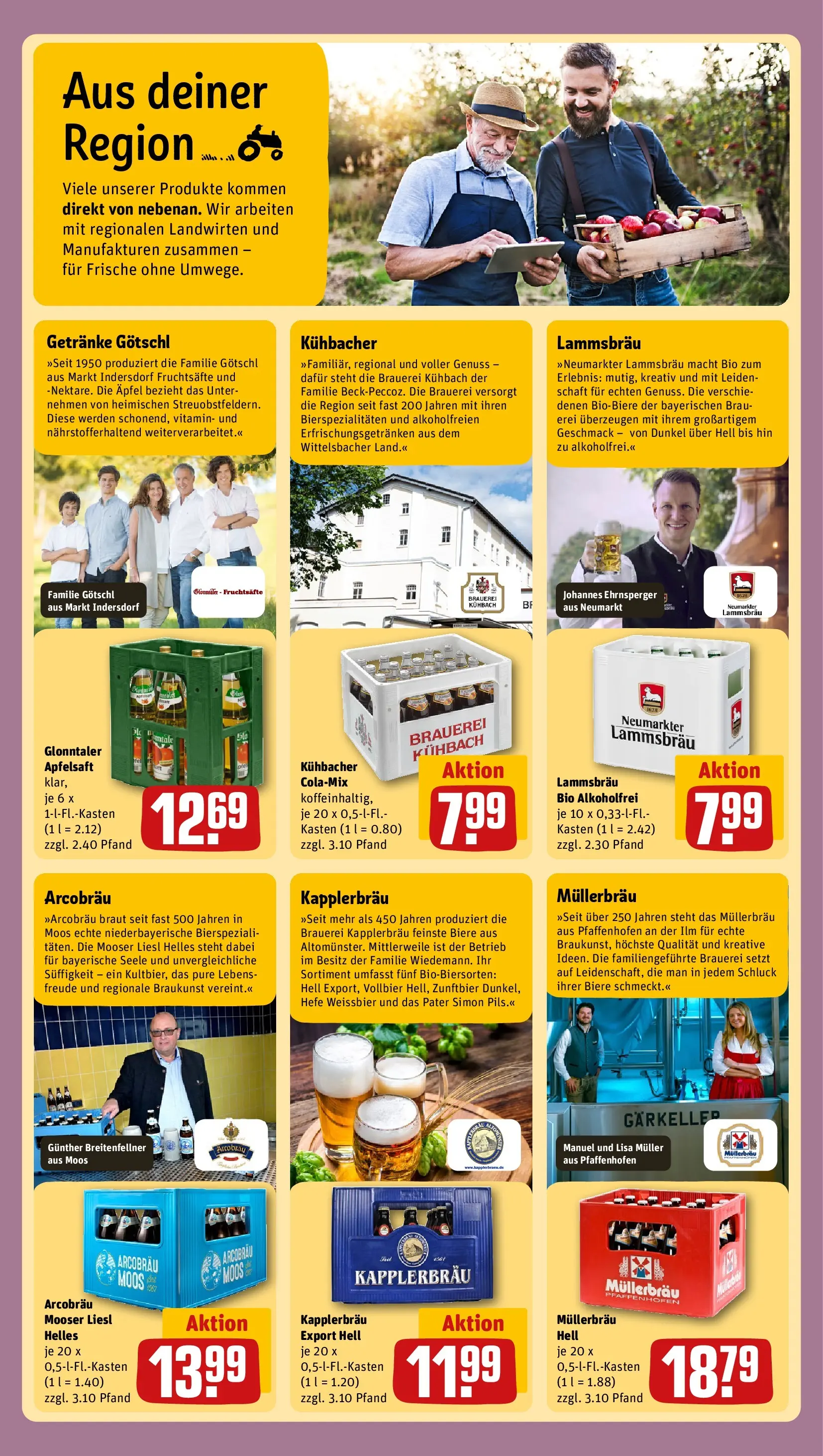 REWE Prospekt ab 09.03.2026 zum Blättern » Angebote | Seite: 2 | Produkte: Weißbier, Äpfel, Apfelsaft, Hefe weissbier