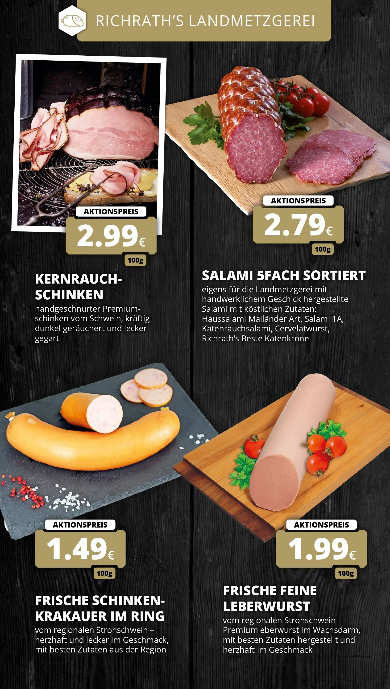 REWE Prospekt ab 09.03.2026 zum Blättern » Angebote | Seite: 12 | Produkte: Salami, Schinken