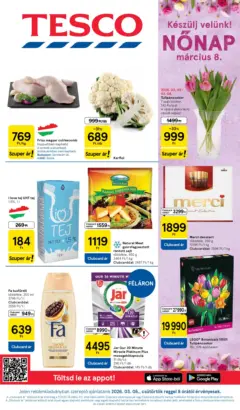 Tesco - Tesco újság érvényessége 2026.03.11-ig - amely érvényes a következő dátumtól: 04.03.2026