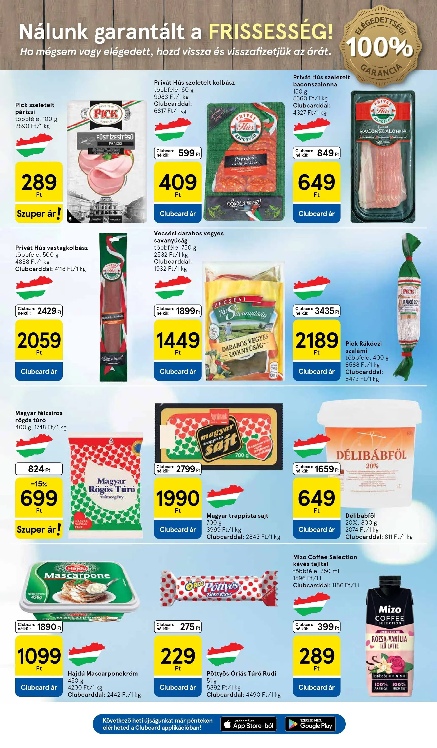 Tesco - Tesco újság érvényessége 2026.03.11-ig - 2026.03.04.-tól - online | Oldal: 3 | Termékek: Hús, Pick, Rögös túró, Trappista sajt