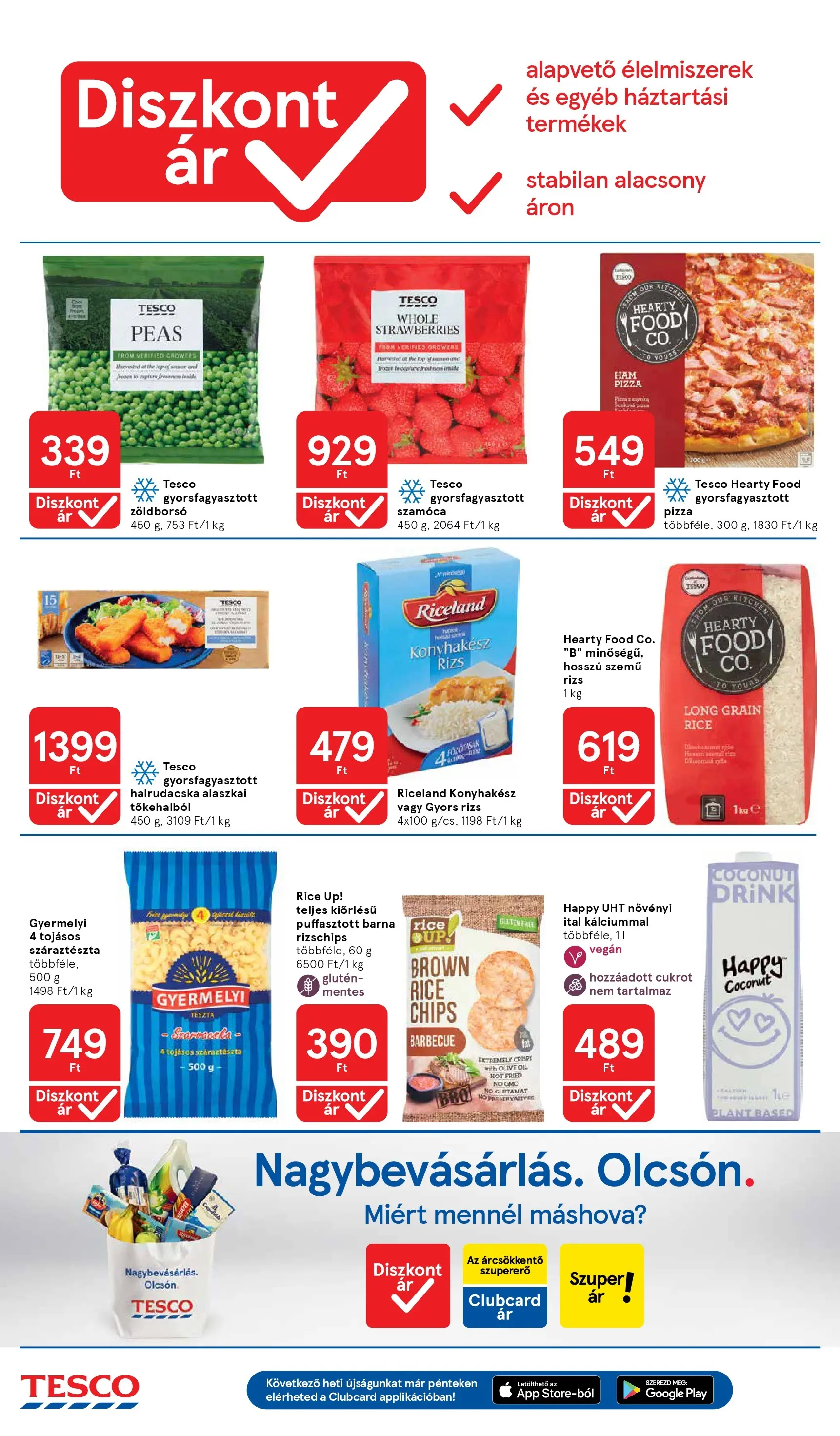 Tesco - Tesco újság érvényessége 2026.03.11-ig - 2026.03.04.-tól - online | Oldal: 6 | Termékek: Zöldborsó, Chips, Pizza, Vegán