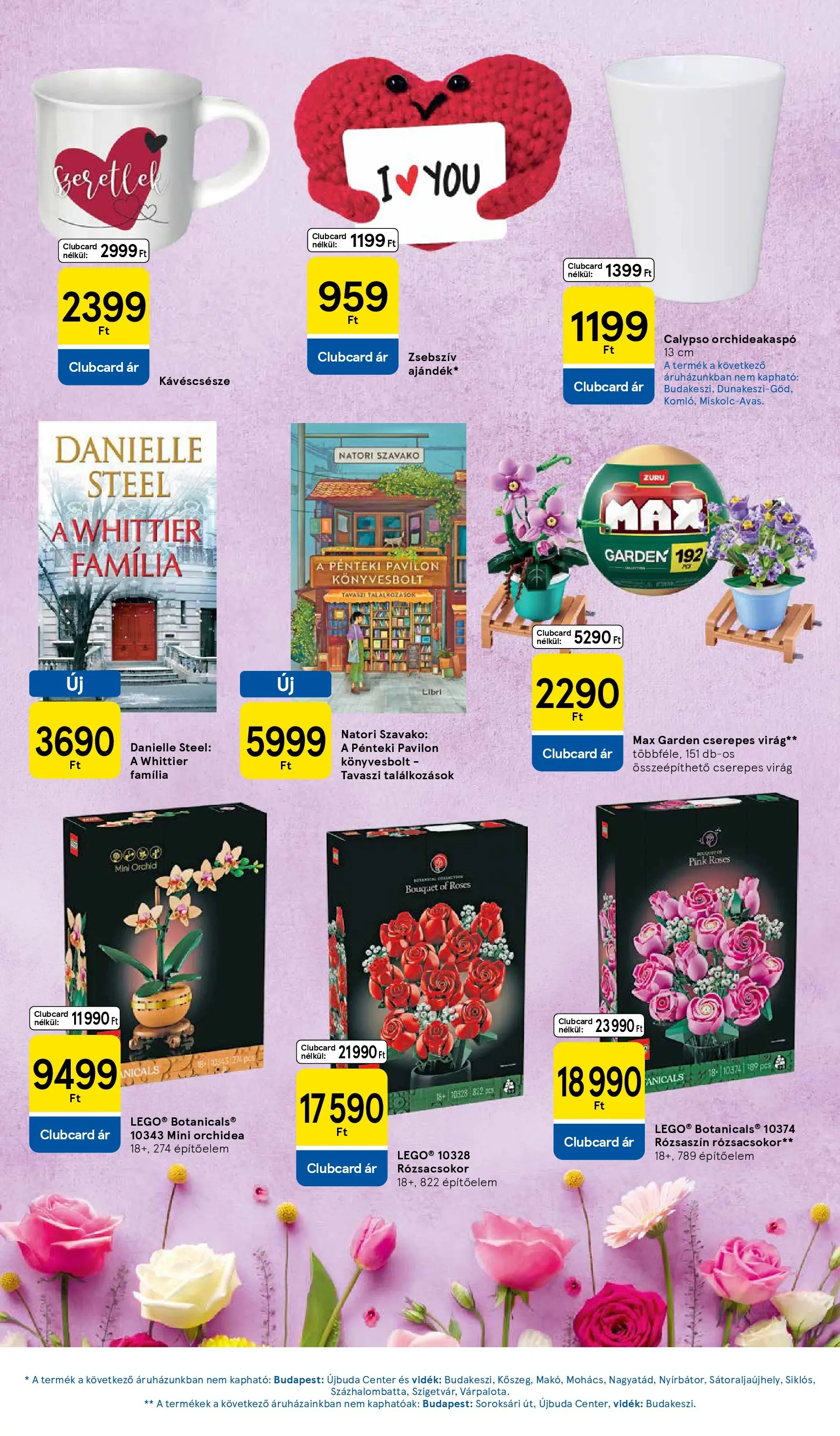 Tesco - Tesco újság érvényessége 2026.03.11-ig - 2026.03.04.-tól - online | Oldal: 9 | Termékek: Orchidea, Virag, Pavilon