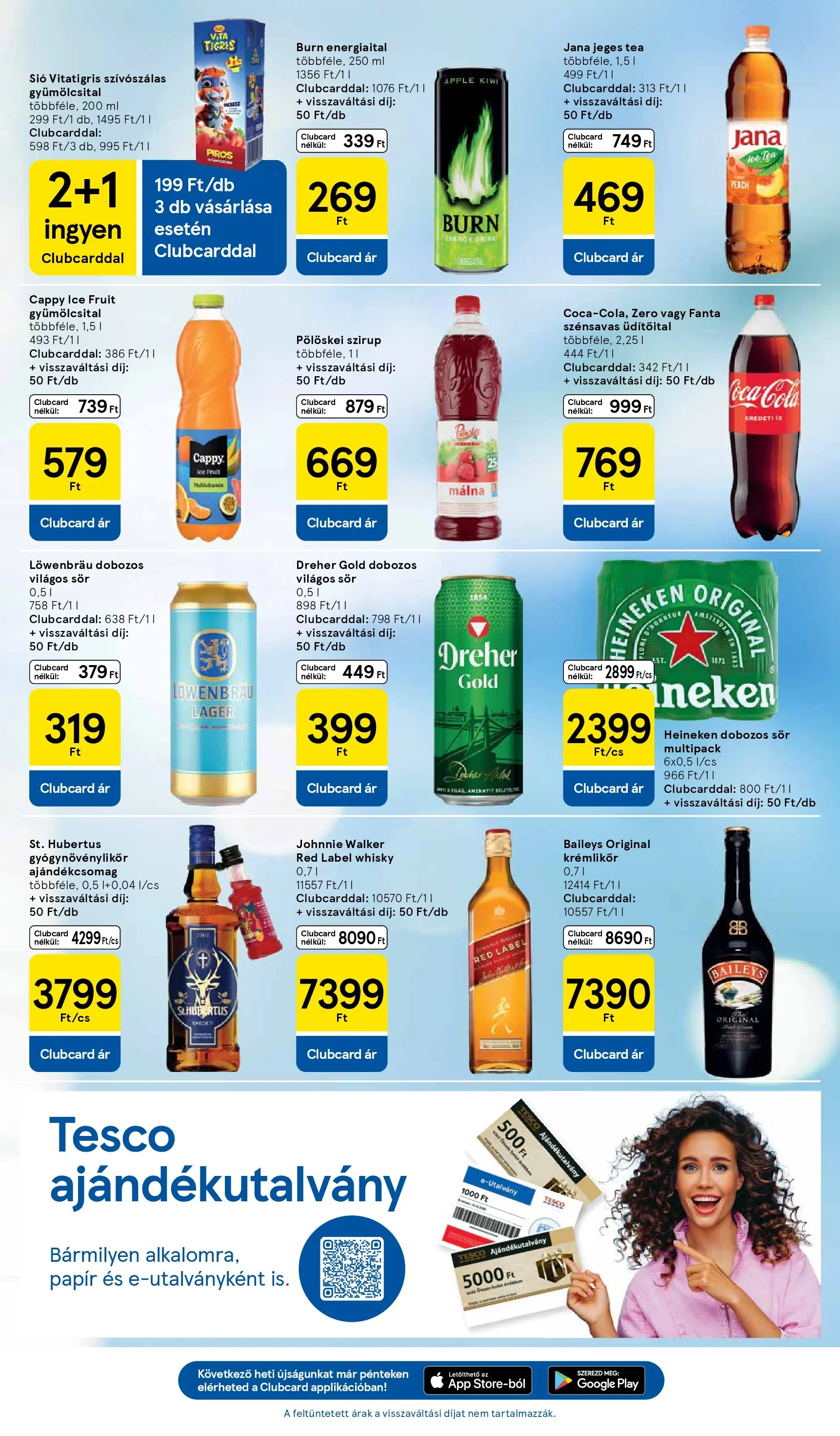 Tesco - Tesco újság érvényessége 2026.03.11-ig - 2026.03.04.-tól - online | Oldal: 11 | Termékek: Gyümölcsital, Heineken, Sör, Tea
