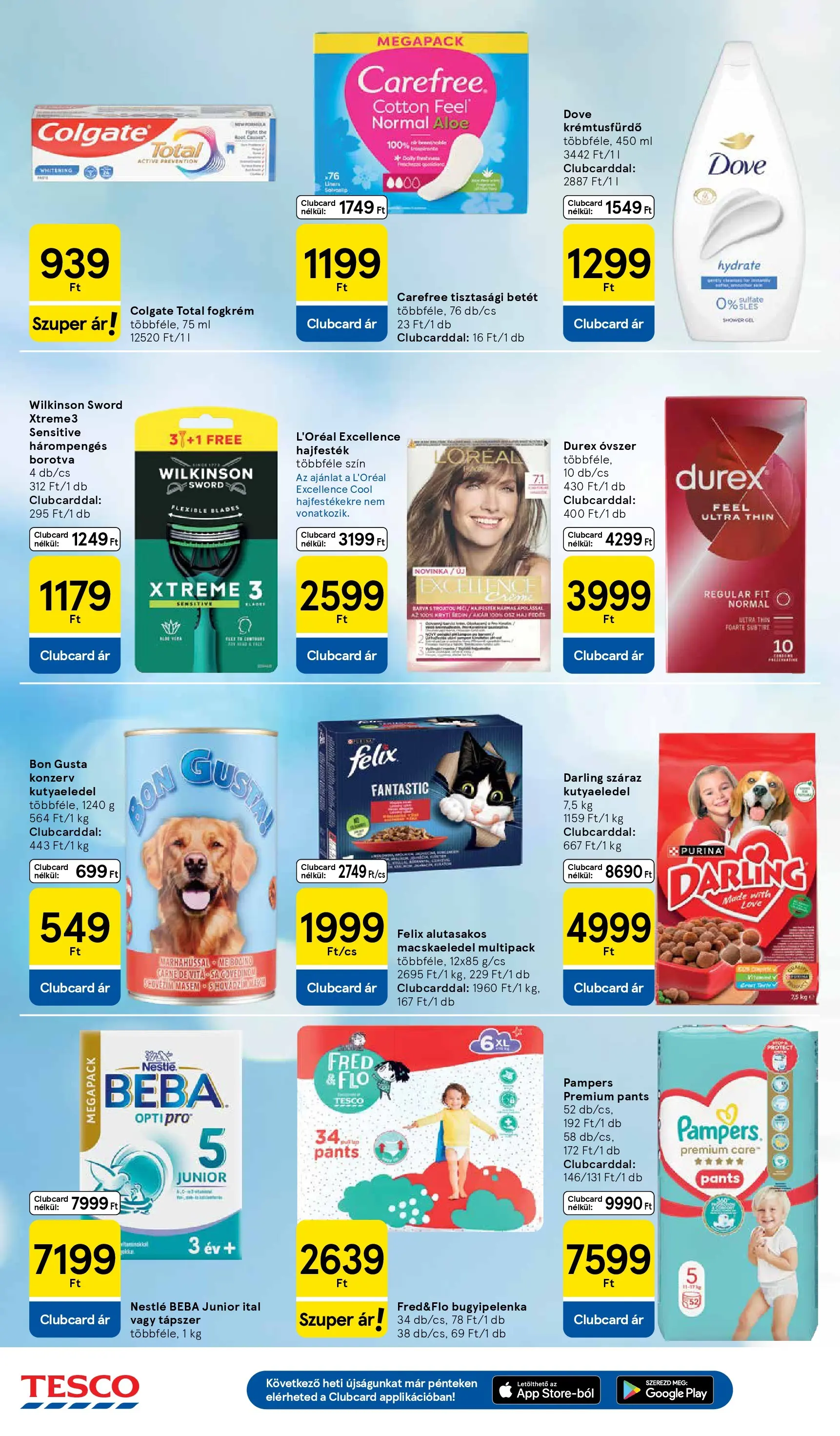 Tesco - Tesco újság érvényessége 2026.03.11-ig - 2026.03.04.-tól - online | Oldal: 14 | Termékek: Macskaeledel, Kutyaeledel, Hajfesték, Fogkrém