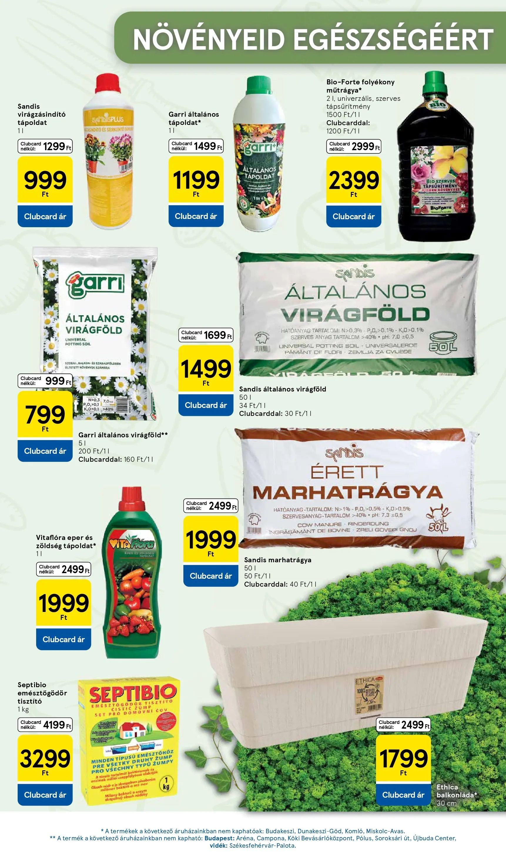 Tesco - Tesco újság érvényessége 2026.03.11-ig - 2026.03.04.-tól - online | Oldal: 17 | Termékek: Tápoldat, Virágföld, Zöldség, Eper