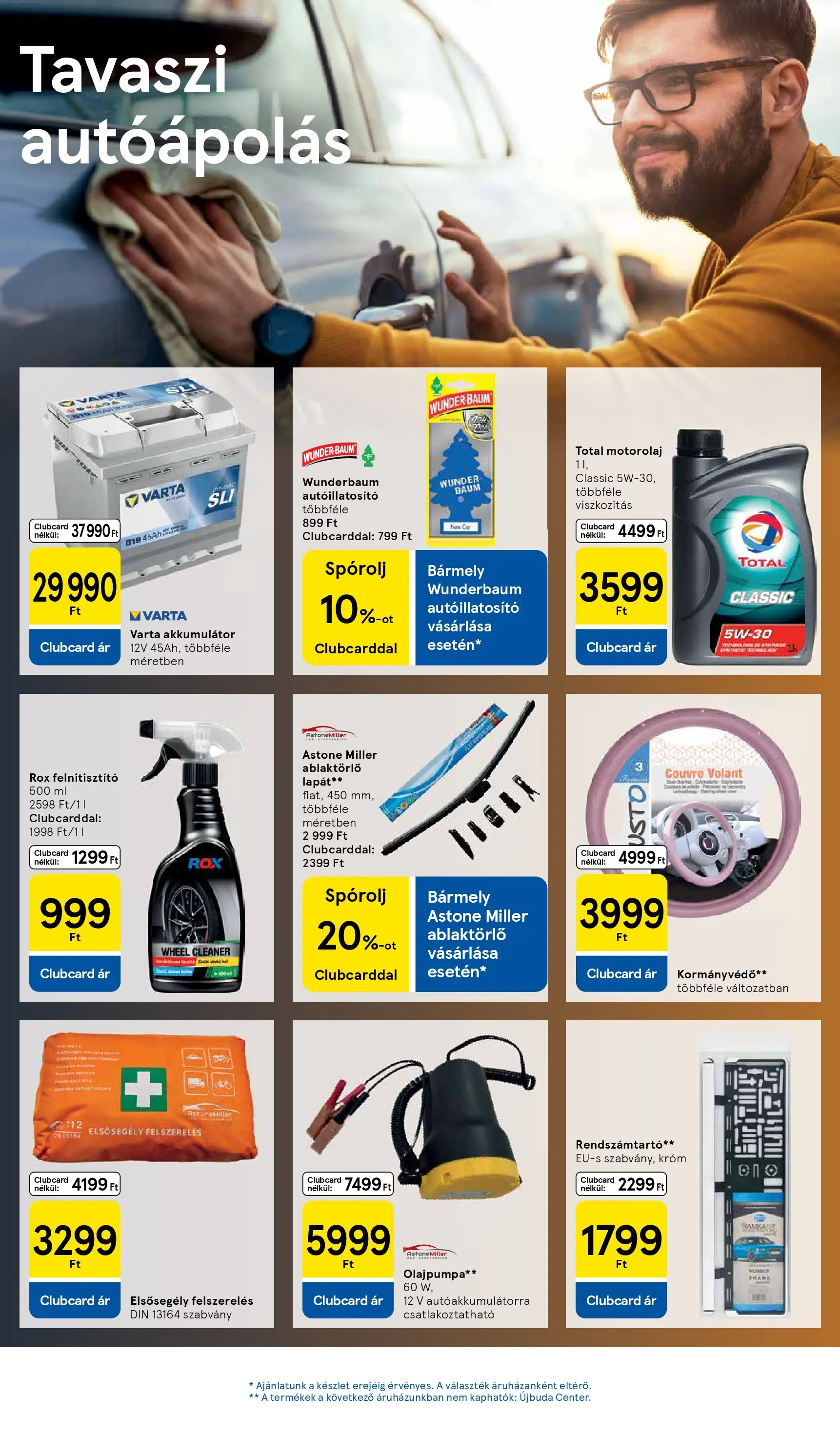 Tesco - Tesco újság érvényessége 2026.03.11-ig - 2026.03.04.-tól - online | Oldal: 19 | Termékek: Akkumulátor, Motorolaj