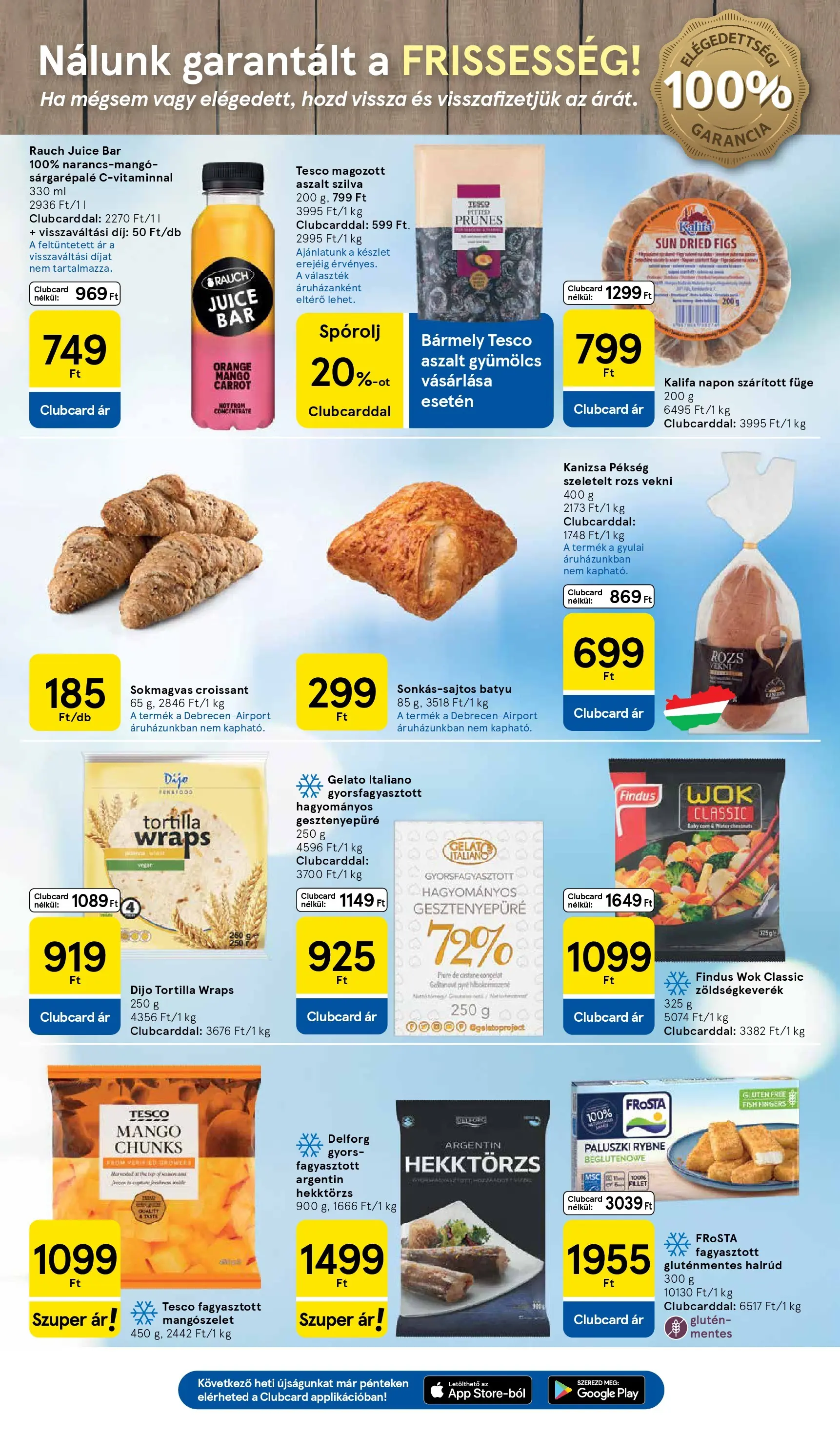 Tesco - Tesco újság érvényessége 2026.03.11-ig - 2026.03.04.-tól - online | Oldal: 21 | Termékek: Zöldségkeverék, Gyümölcs, Szilva, Mangó