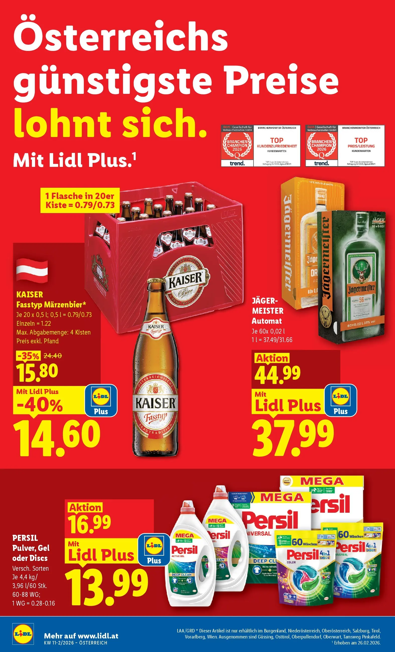 Lidl Flugblatt - Wien, Langenzersdorf, Zwettl ab 12.03.2026 - Angebote ab donnerstag | Seite: 2