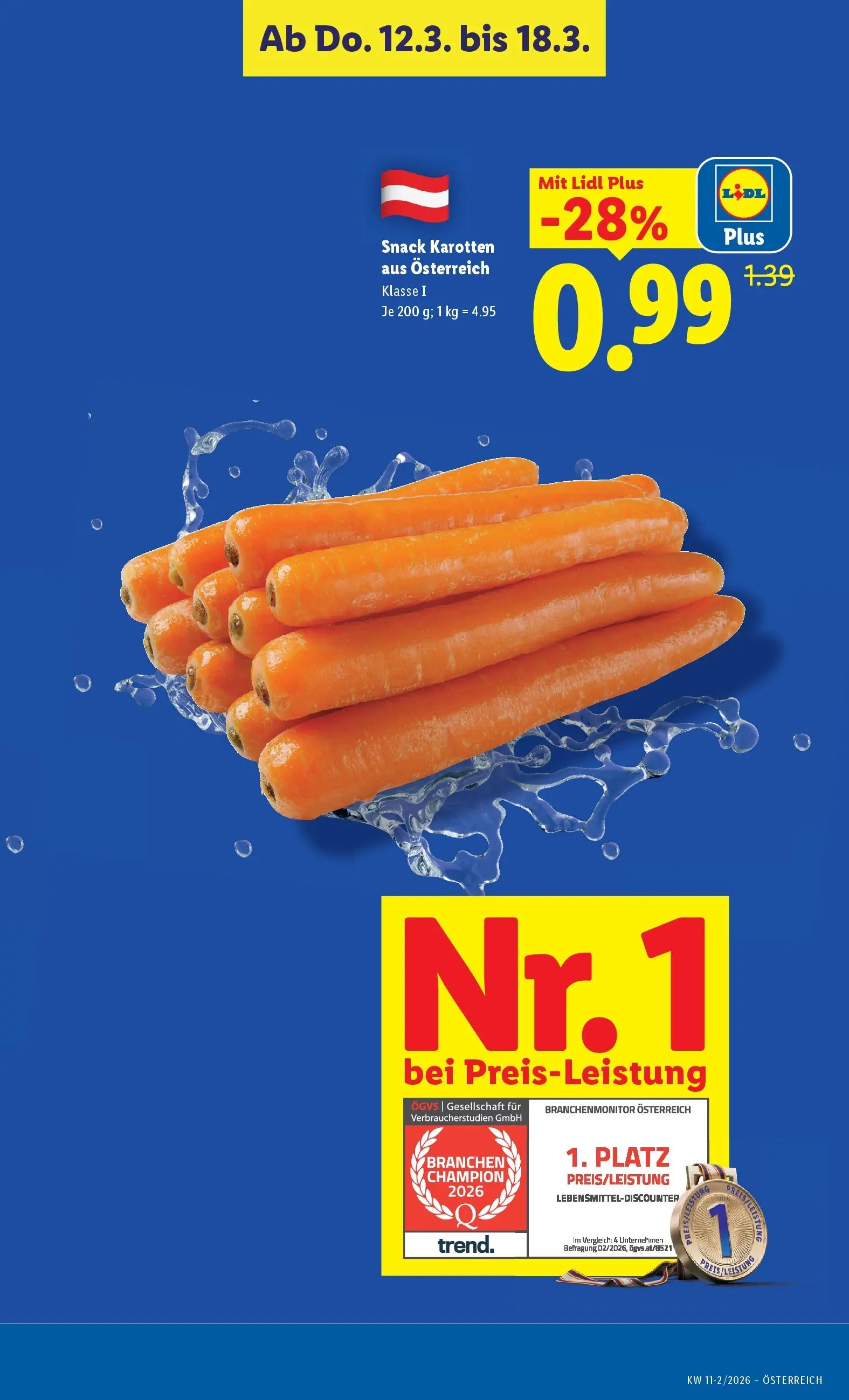 Lidl Flugblatt - Wien, Langenzersdorf, Zwettl ab 12.03.2026 - Angebote ab donnerstag | Seite: 5