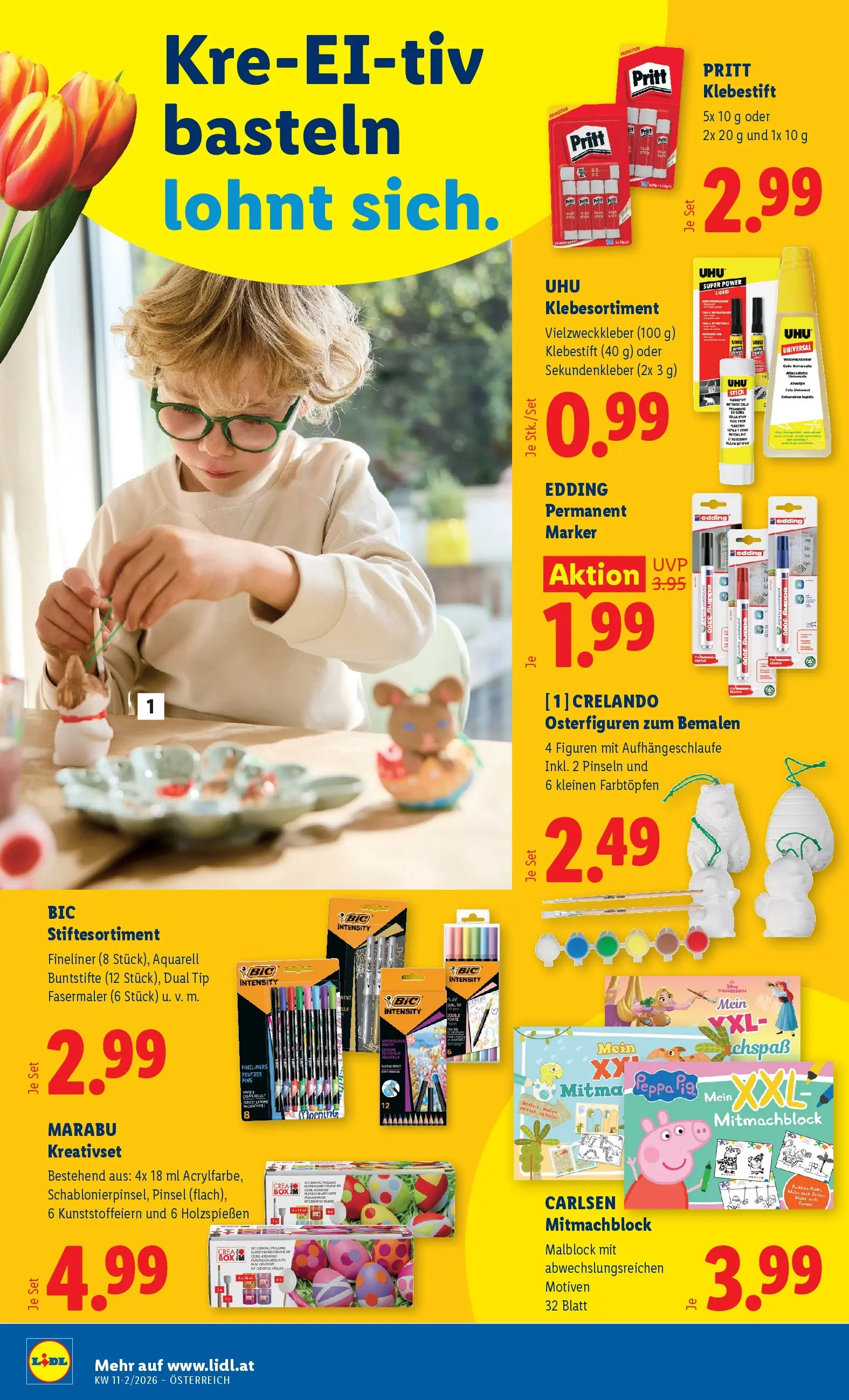 Lidl Flugblatt - Wien, Langenzersdorf, Zwettl ab 12.03.2026 - Angebote ab donnerstag | Seite: 24 | Produkte: Pinsel