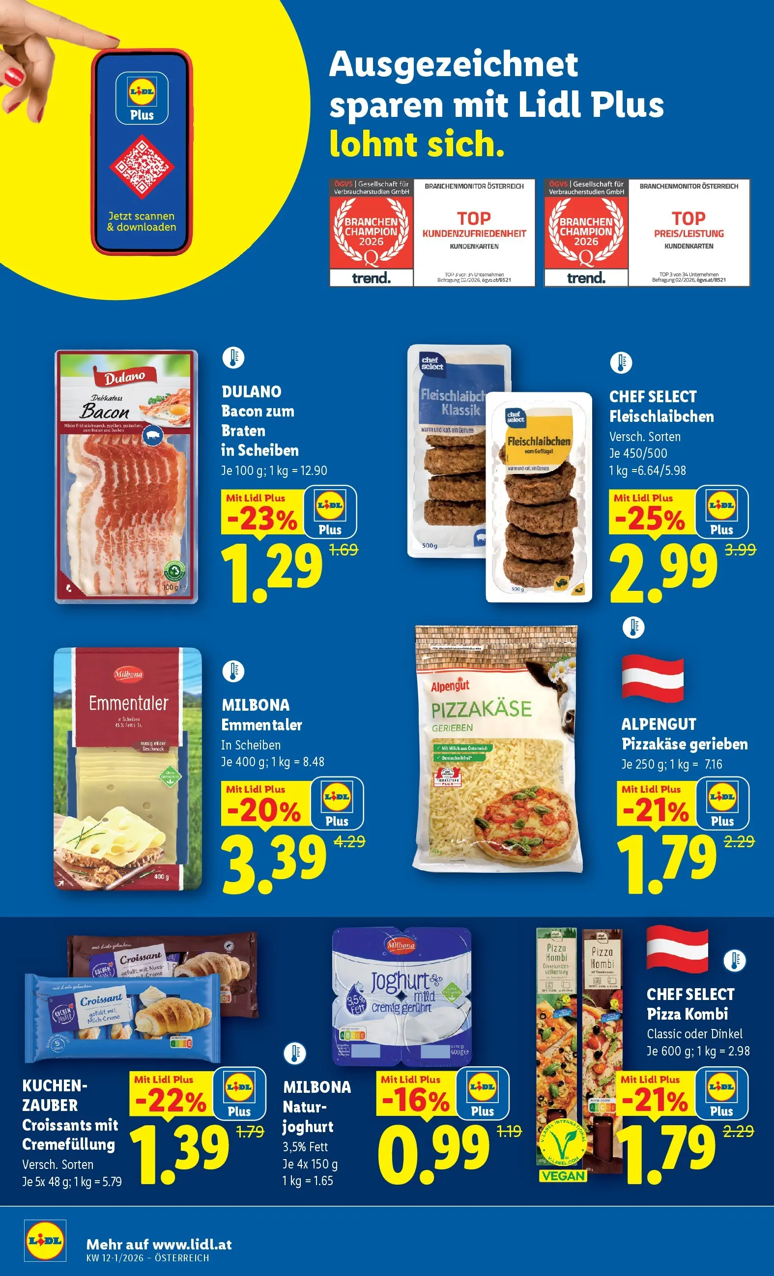 Lidl Flugblatt - Wien, Langenzersdorf, Zwettl ab 12.03.2026 - Angebote ab donnerstag | Seite: 41 | Produkte: Milch, Creme, Joghurt, Pizza