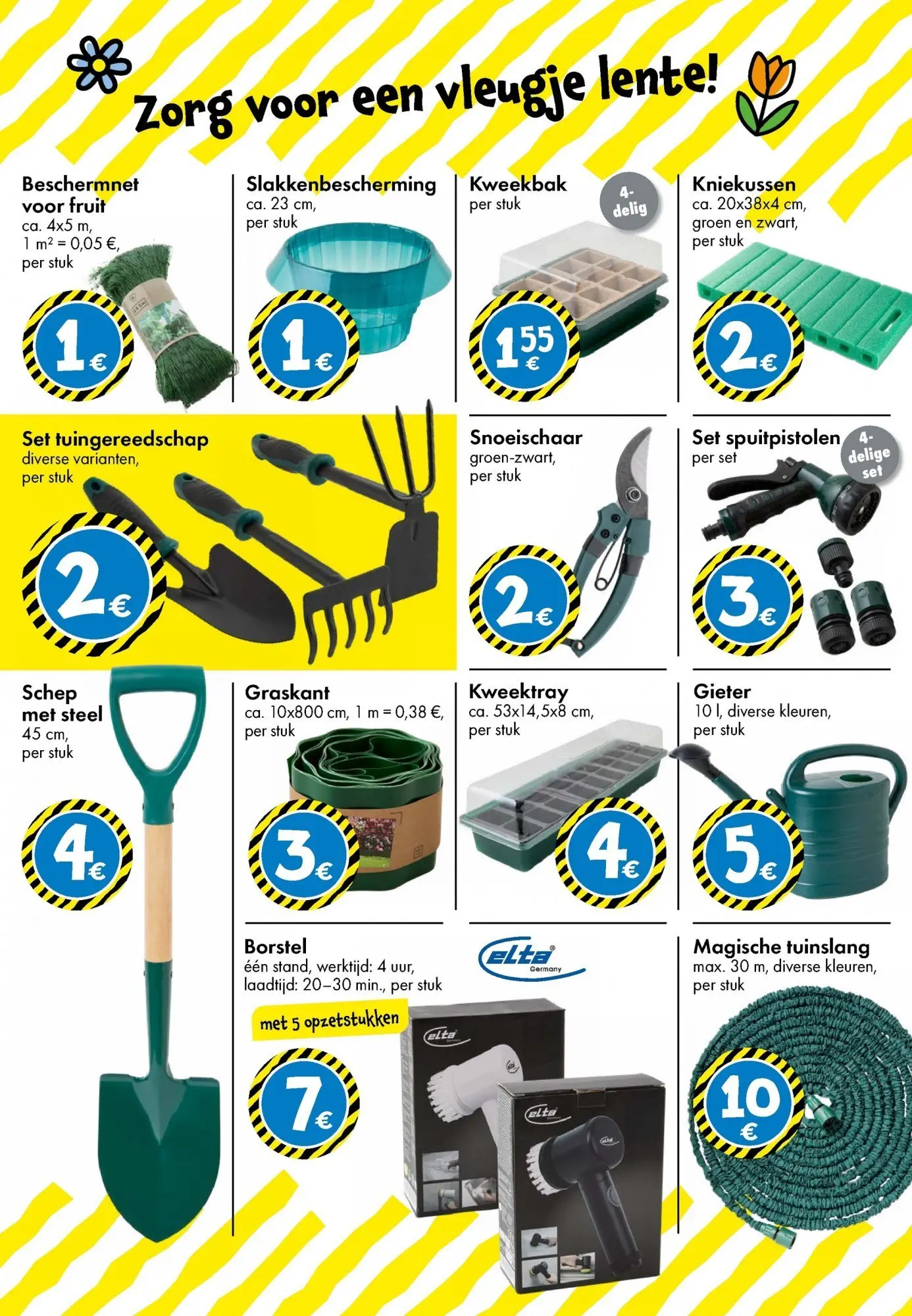 TEDi - TEDi folder  vanaf 04/03/2026 | Pagina: 30 | Producten: Fruit, Borstel, Schep, Tuinslang