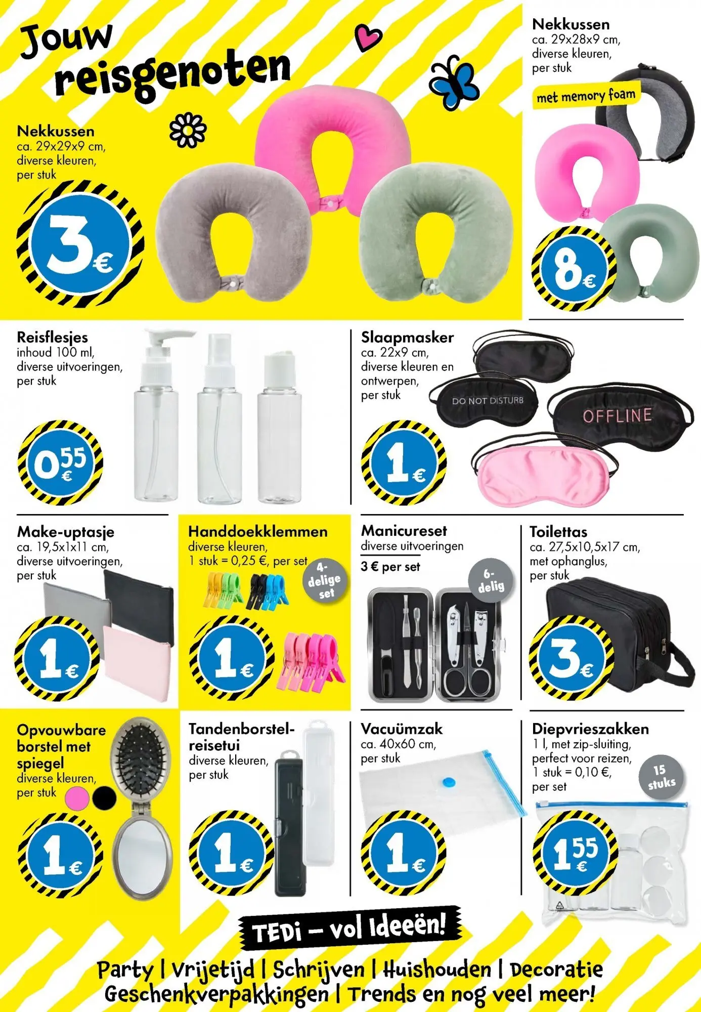 TEDi - TEDi folder  vanaf 04/03/2026 | Pagina: 39 | Producten: Spiegel, Borstel, Tandenborstel, Slaapmasker