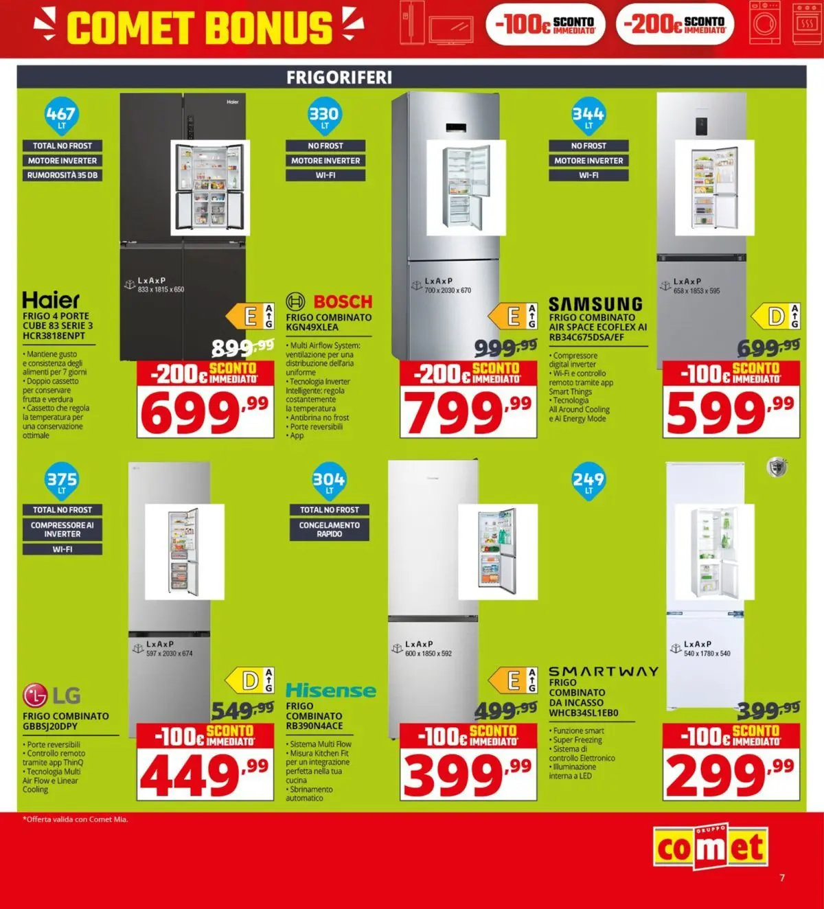 Nuovo Comet - Comet bonus! dal 05/03/2026 > offerte anteprima 🛍️ | Pagina: 7 | Prodotti: Compressore, Frutta, Samsung