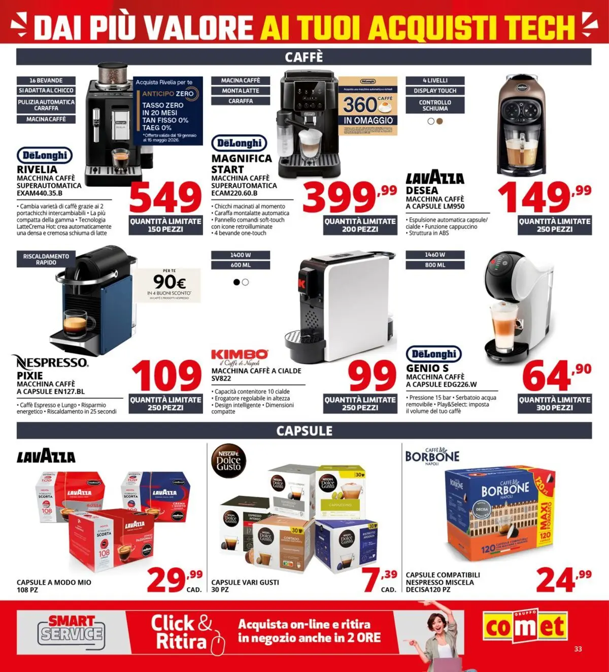 Nuovo Comet - Comet bonus! dal 05/03/2026 > offerte anteprima 🛍️ | Pagina: 33 | Prodotti: Caraffa, Acqua, Contenitore, Lavazza