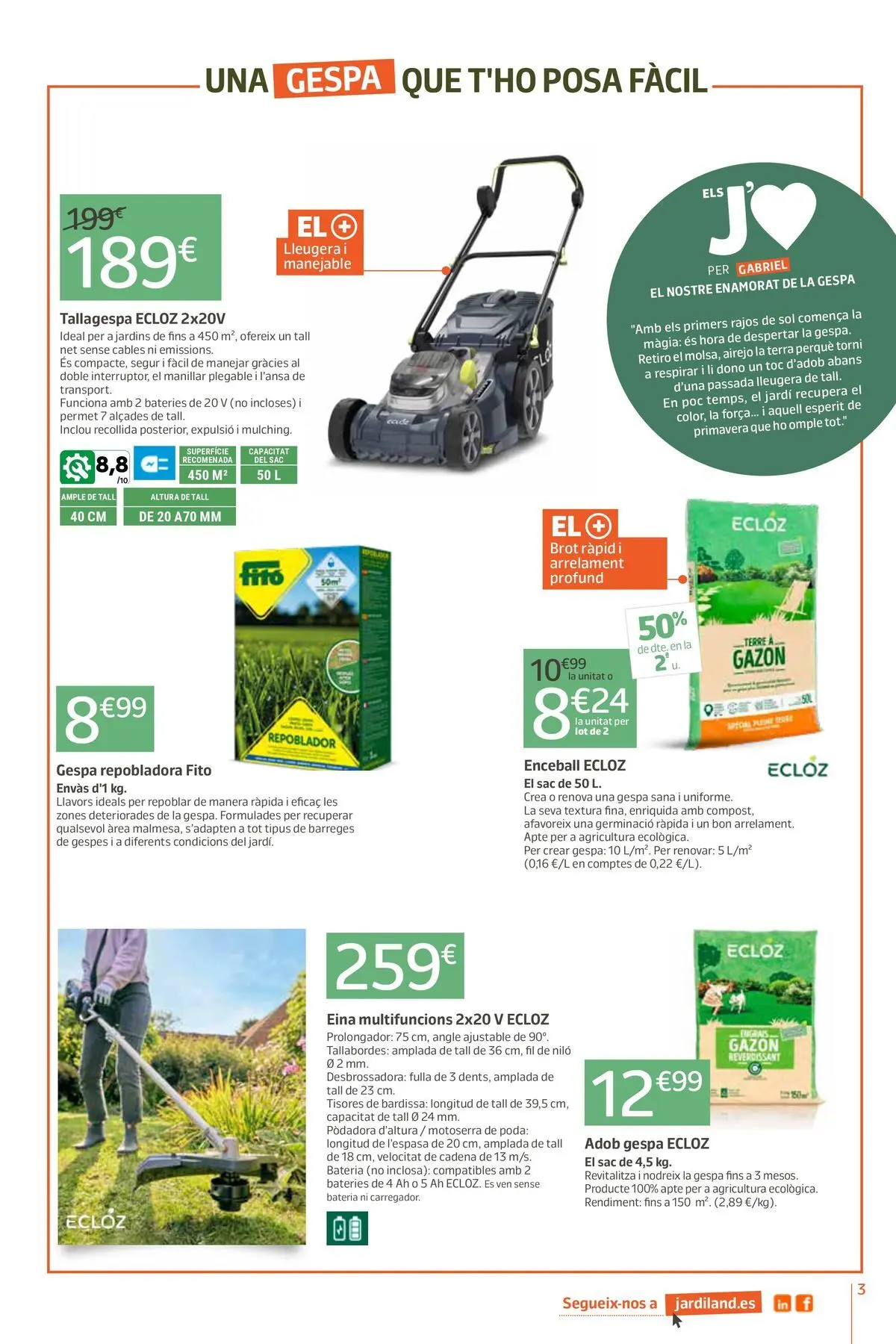 Jardiland - La natura et queda bé. 05/03/2026 - 15/03/2026 | Página: 3 | Productos: Batería