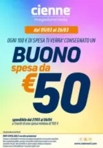 Cienne Megastore Moda Buono spesa da 50 euro - al 26.03.2026