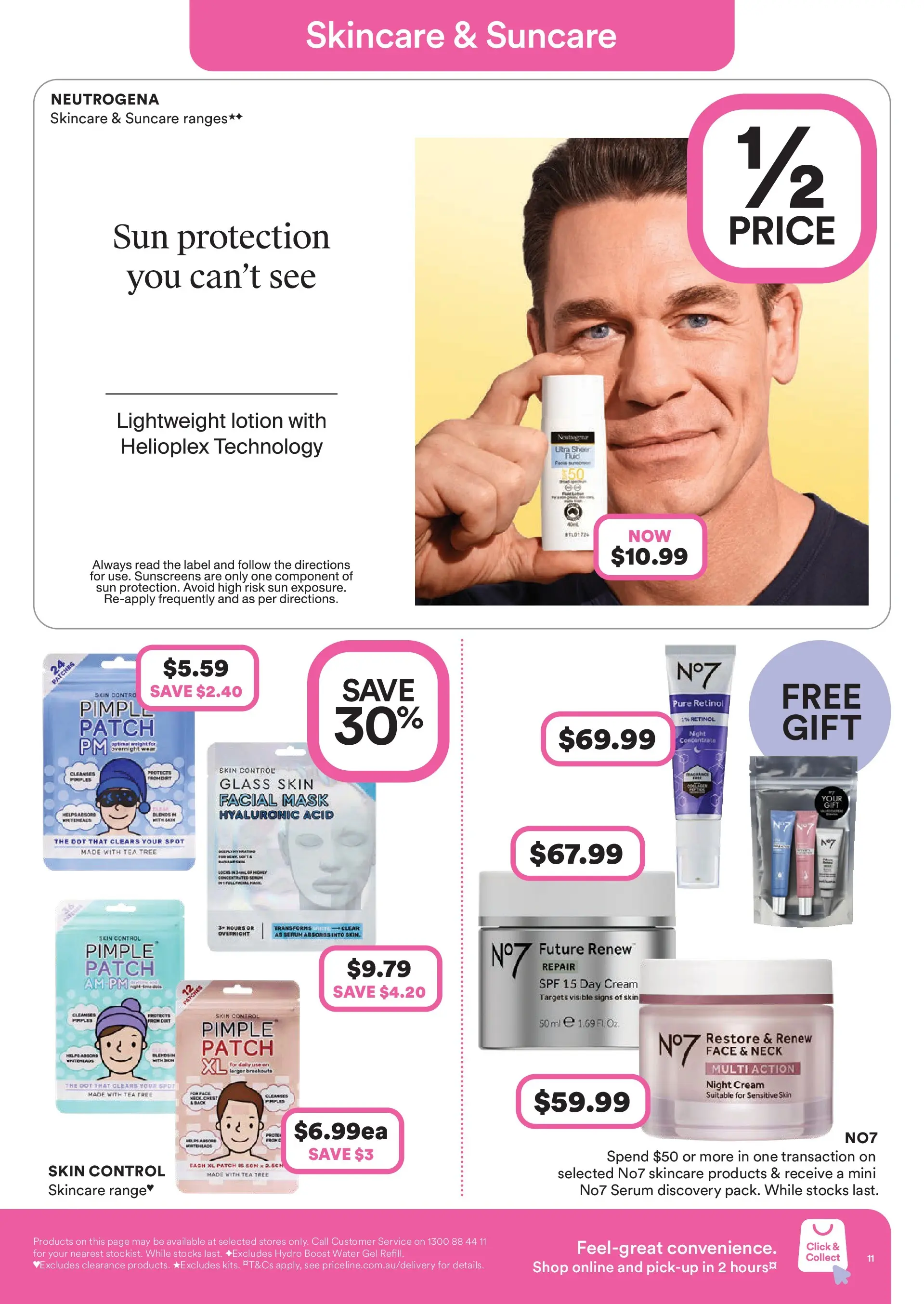 Priceline Pharmacy catalogue Cairnlea - 05/03/2026 > weekly / monthly specials | Page: 11 | Products: Lotion, Tea, Night cream, Retinol